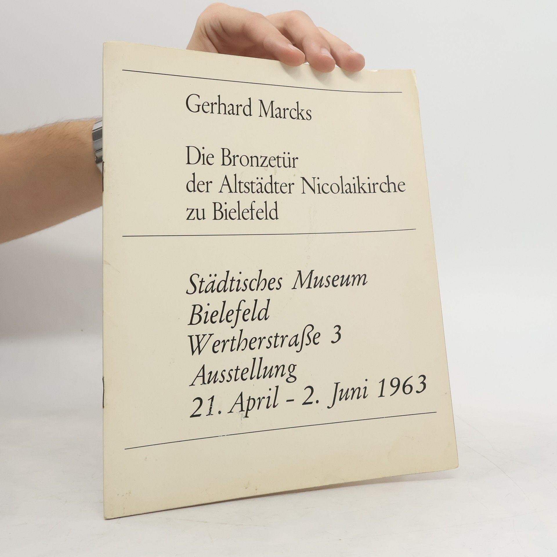 Gerhard Marcks Die Bronzetür der Altstädter Nicolaikirche zu Bielefeld