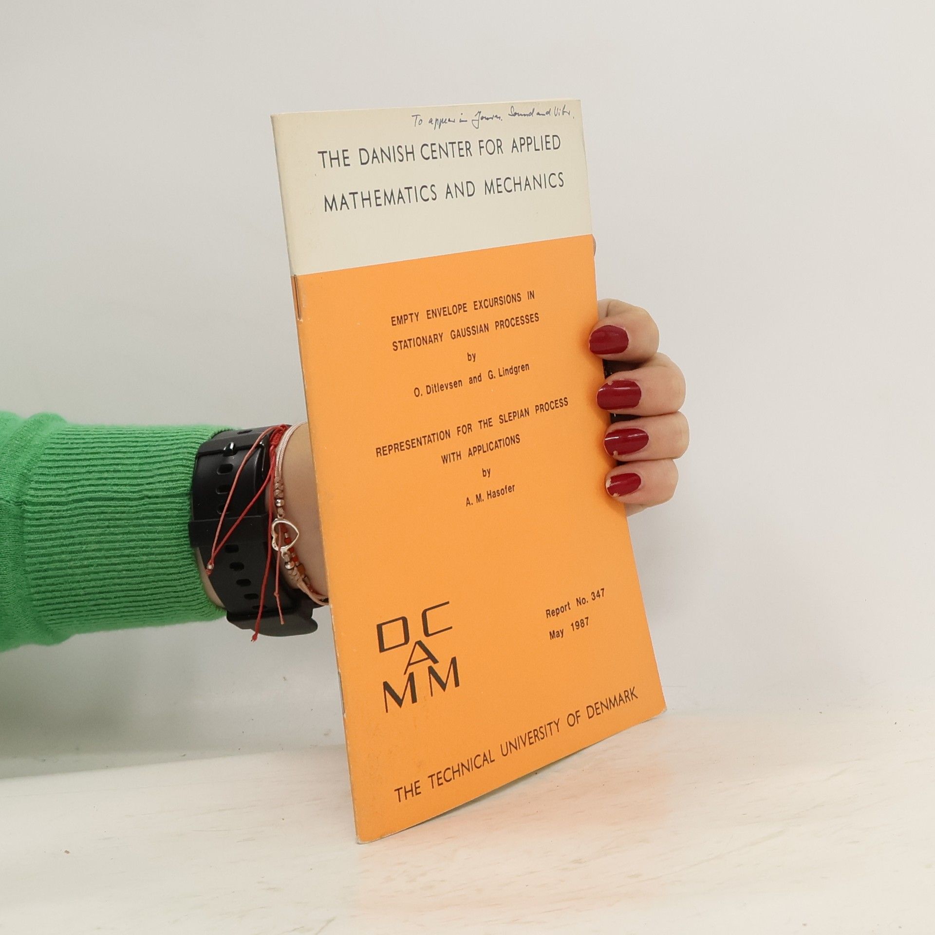 Ove Ditlevsen Empty Envelope Excursions in Stationary Gaussian Processes