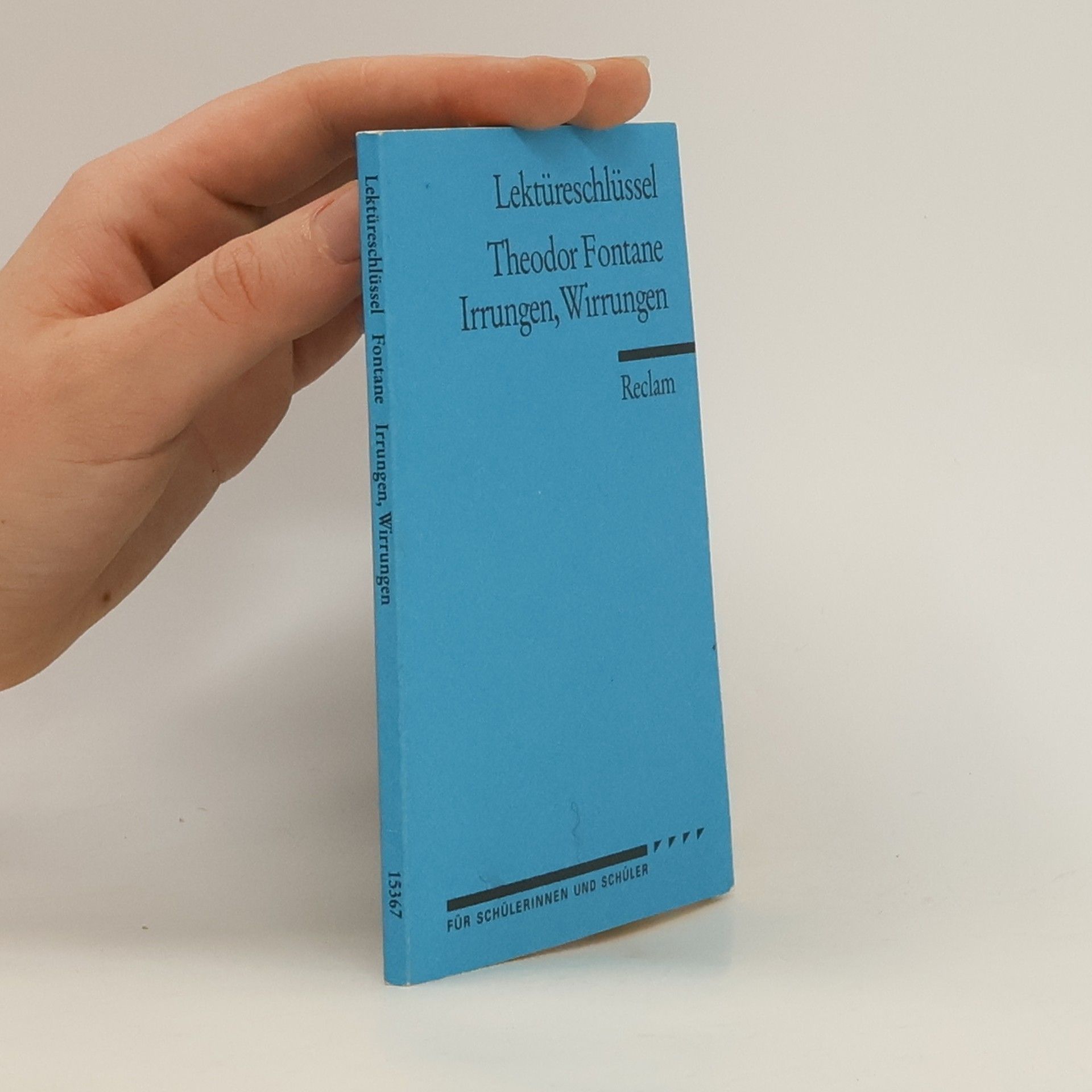 Reiner Poppe Theodor Fontane, Irrungen, Wirrungen