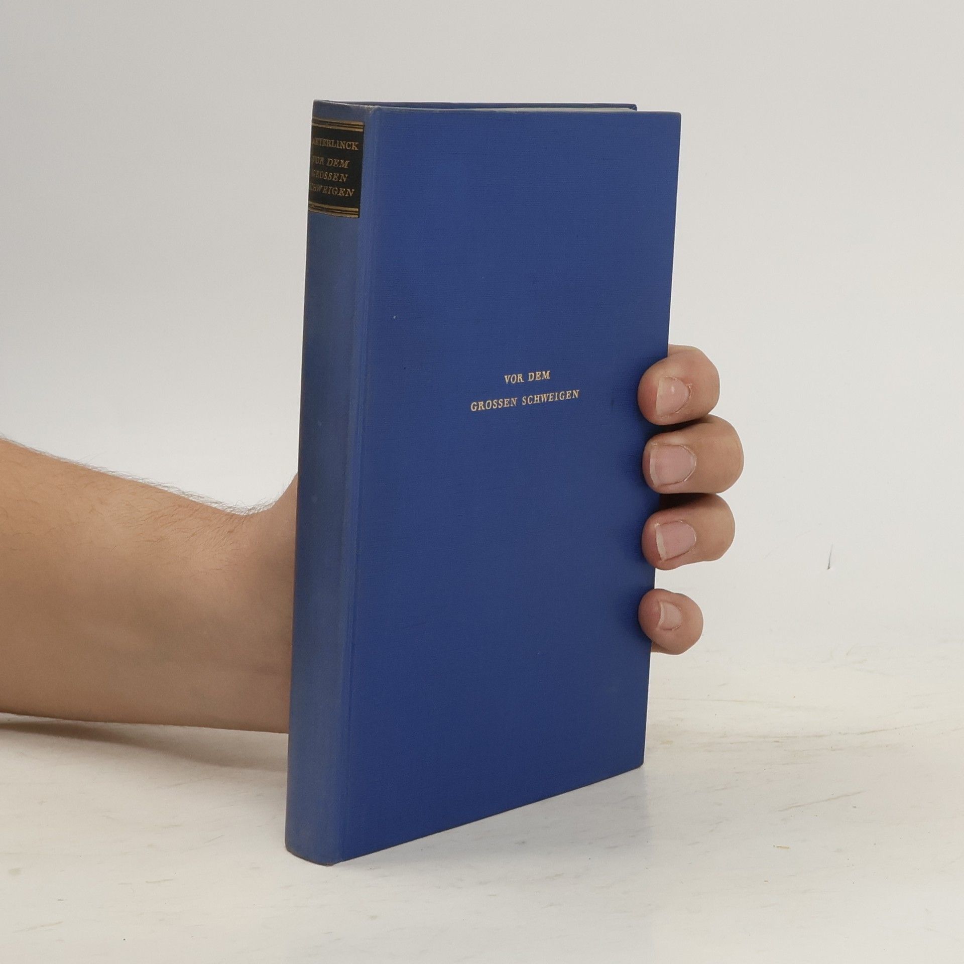Maurice Maeterlinck Vor dem grossen Schweigen