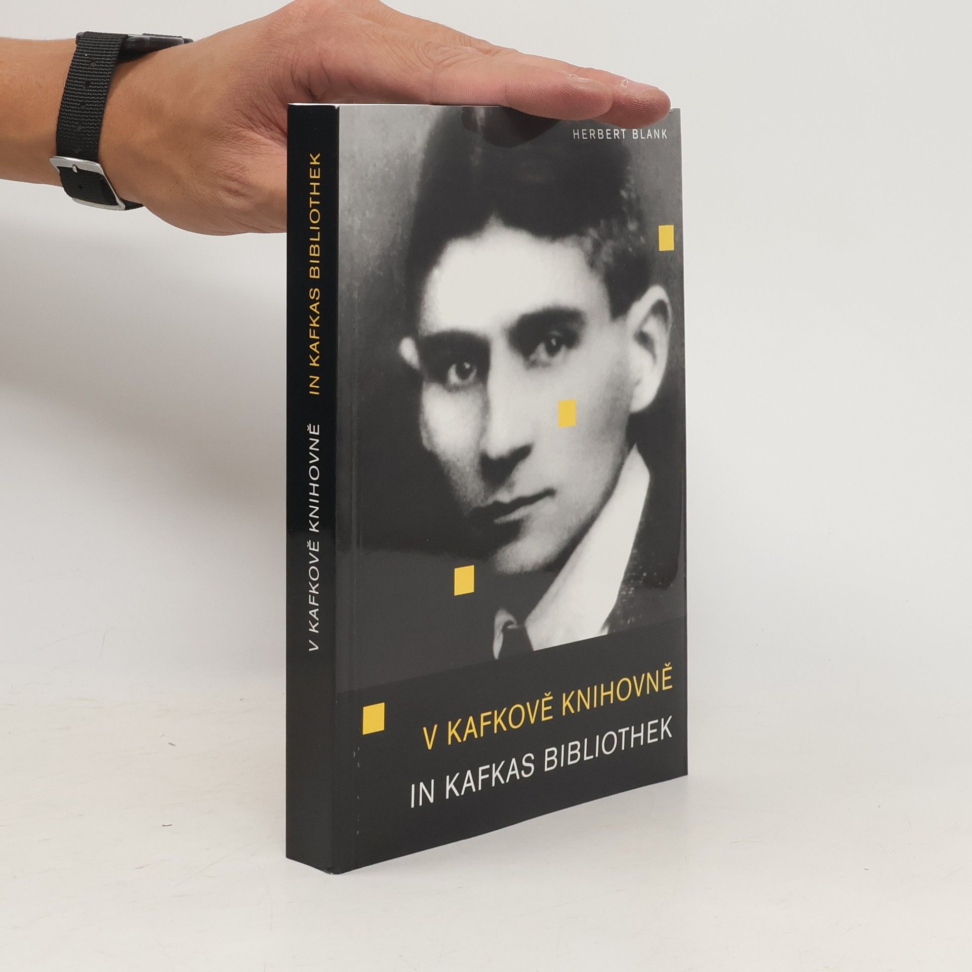 Herbert Blank V Kafkově knihovně. In Kafkas Bibliothek