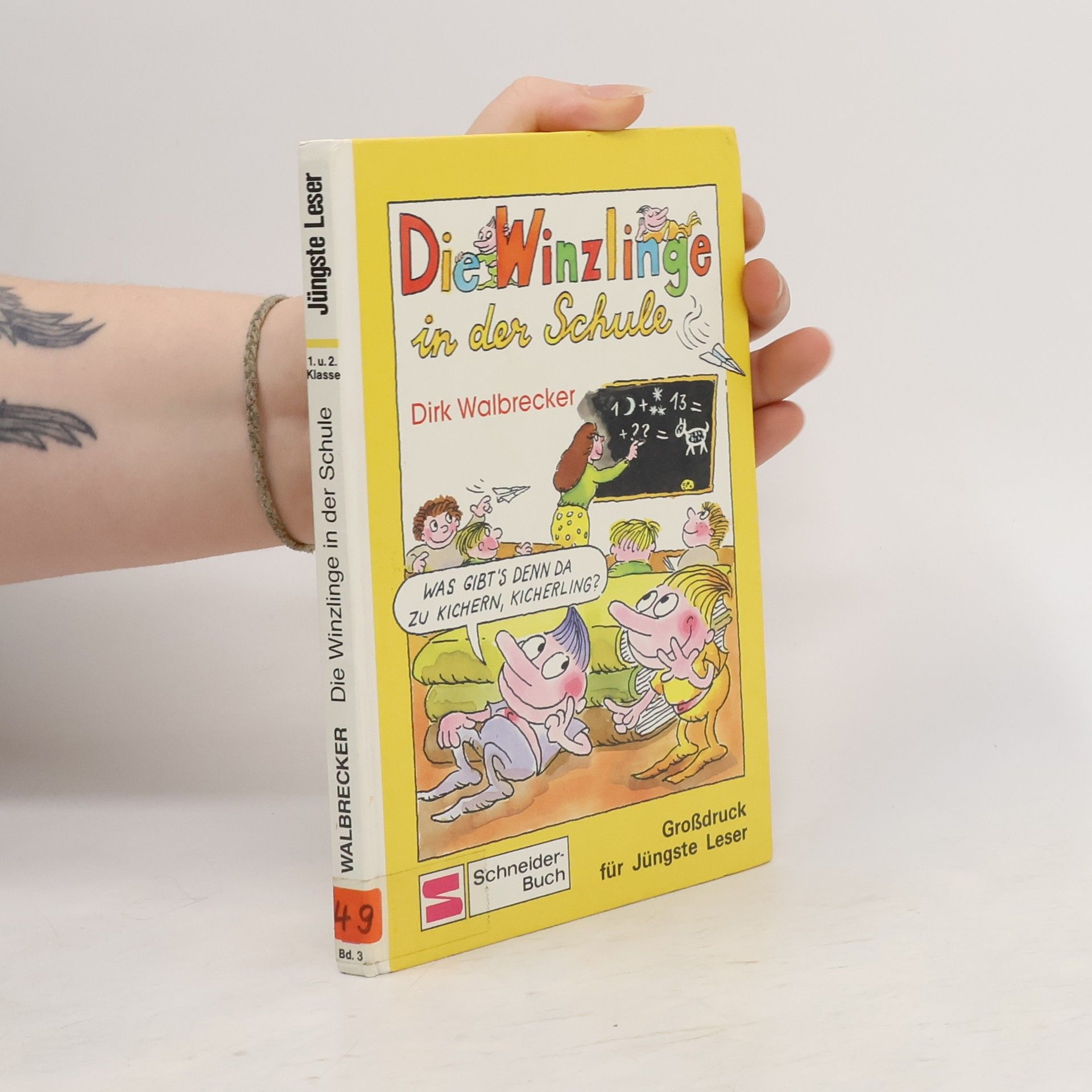 Die Winzlinge in der Schule - Großdruck für Jüngste Leser