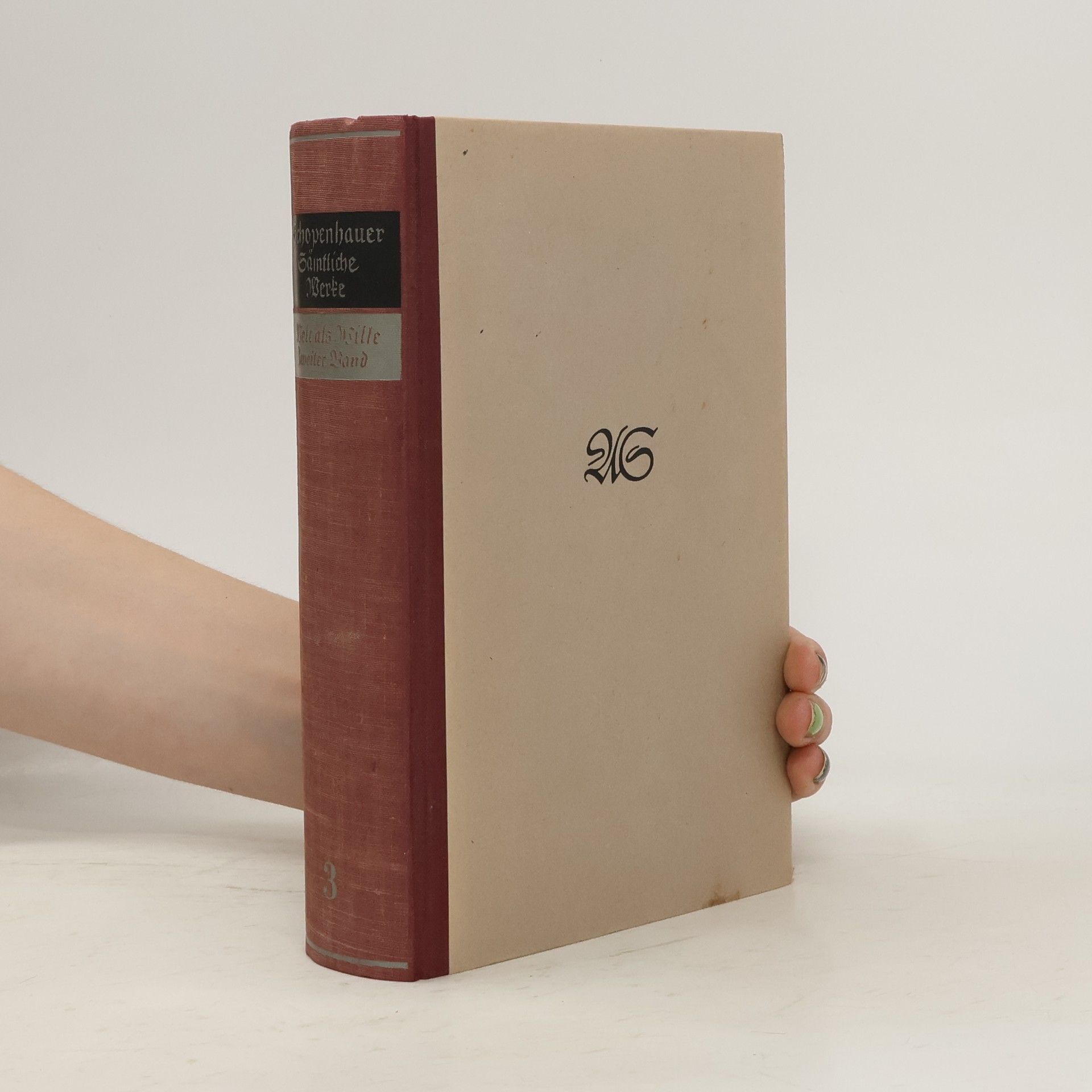 Arthur Schopenhauer Sämtliche Werke 2