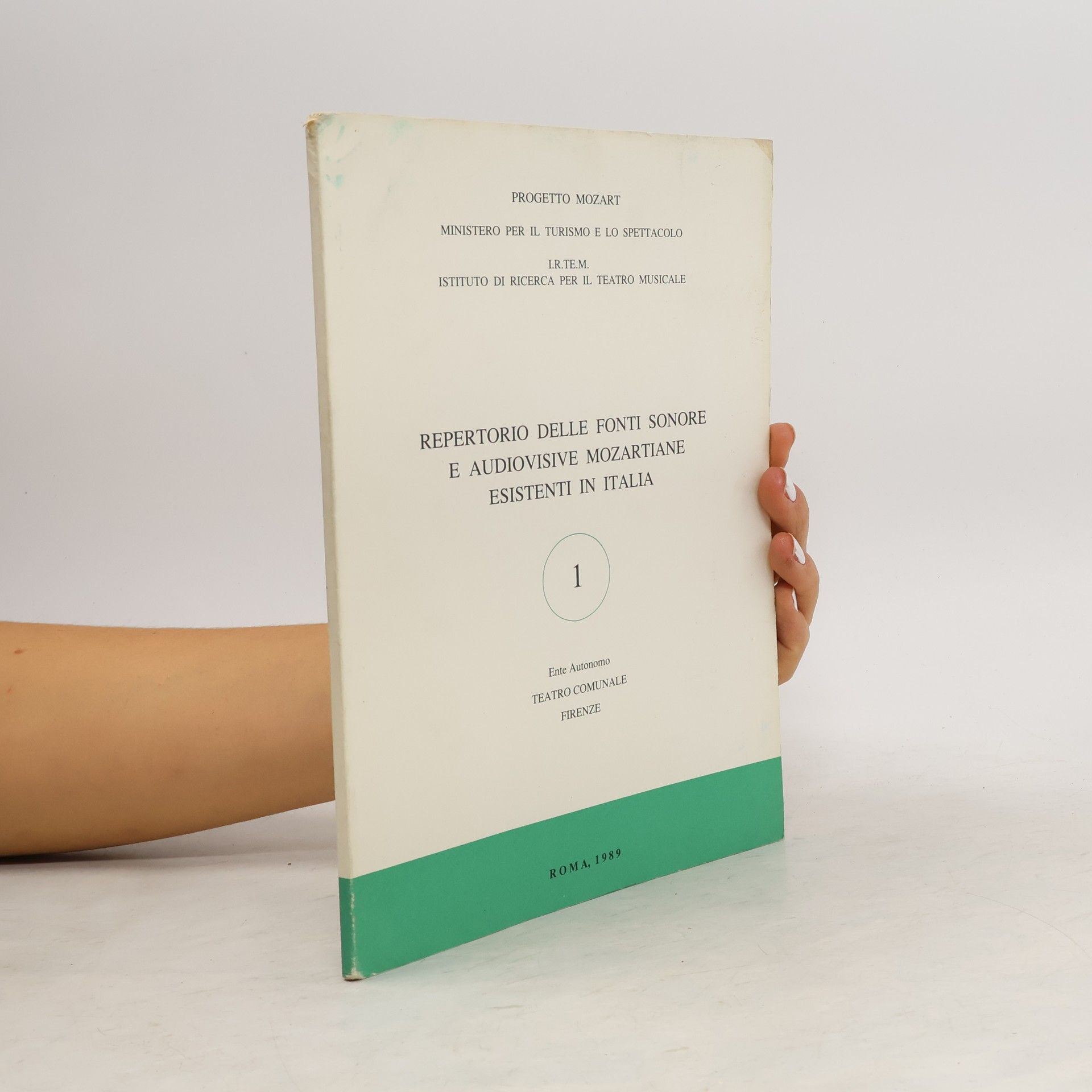 Collectif d'auteurs Repertorio delle fonti sonore e audiovisive mozartiane esistenti in Italia 1