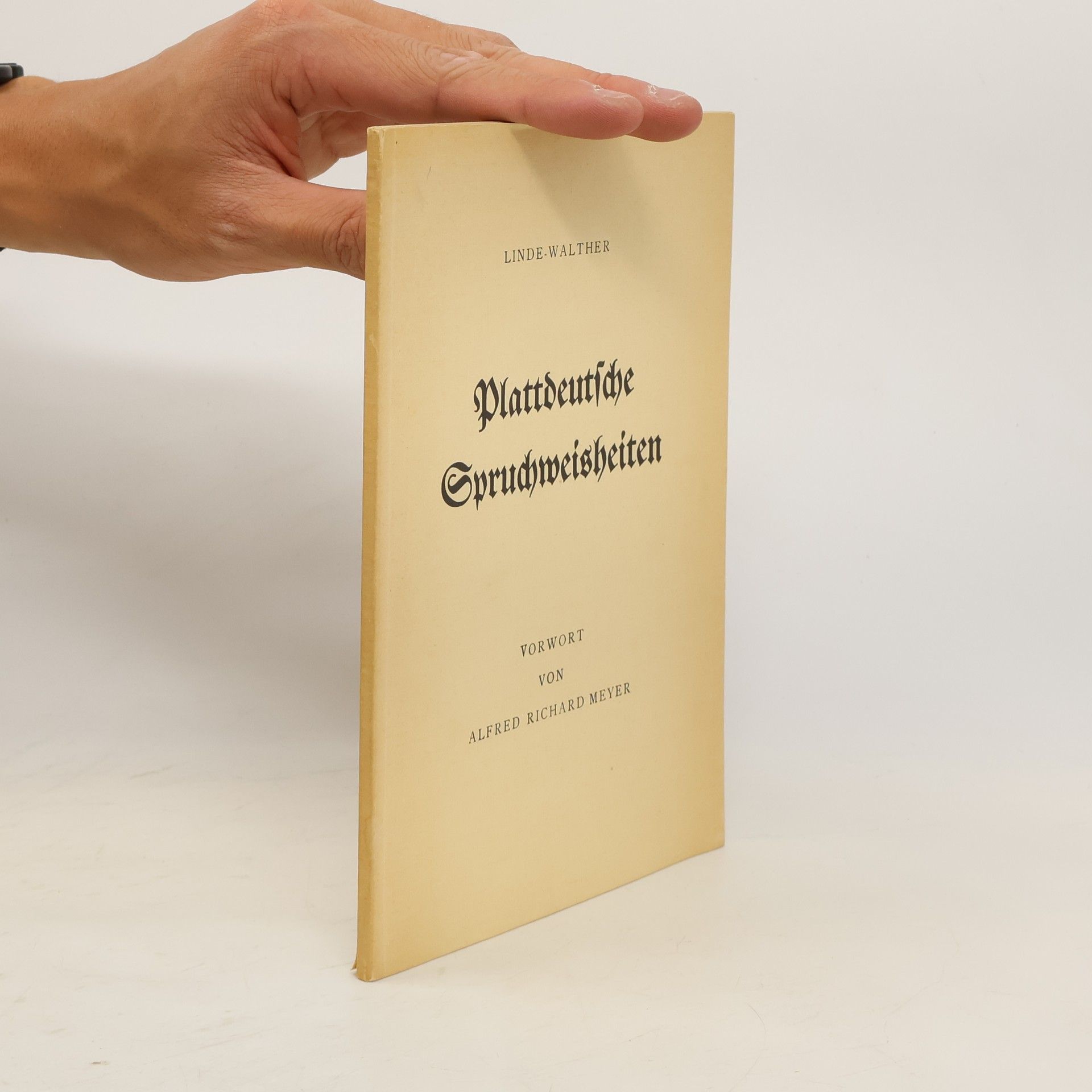 Fritz Walter Plattdeutsche Spruchweisheiten