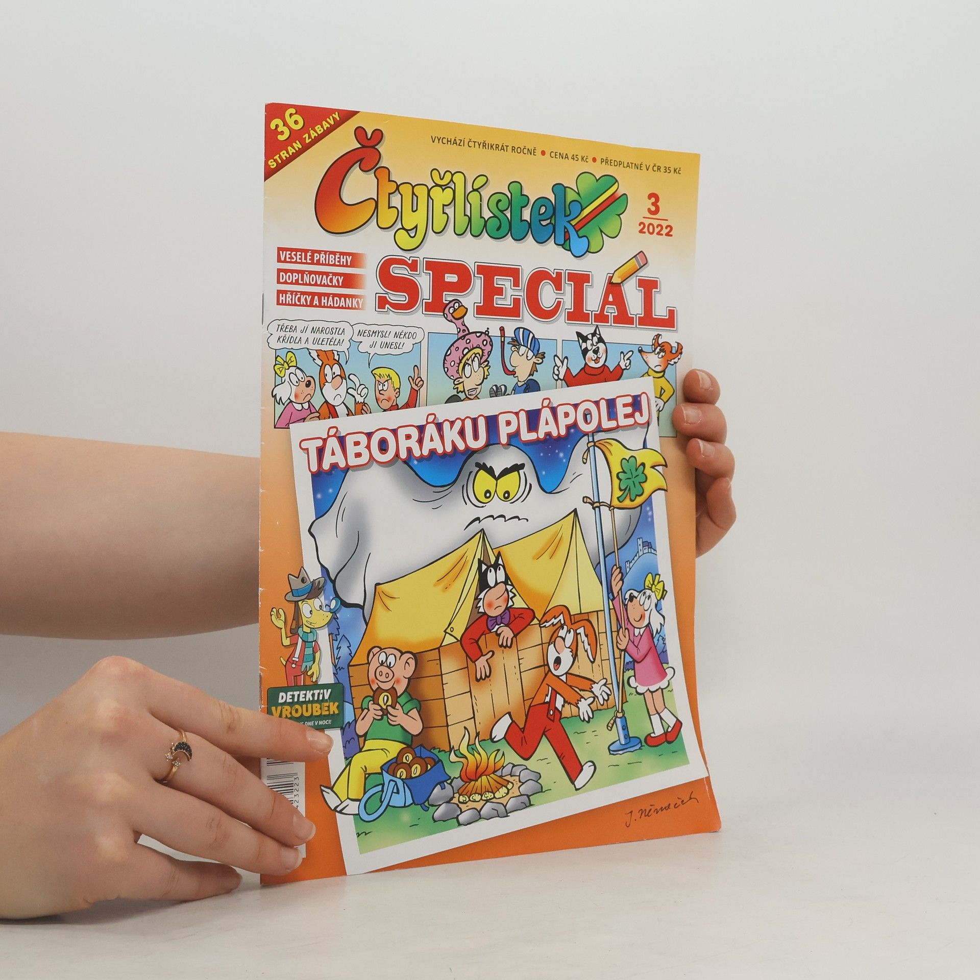 Kolektiv autorů Čtyřlístek 3/2022 - Táboráku plápolej