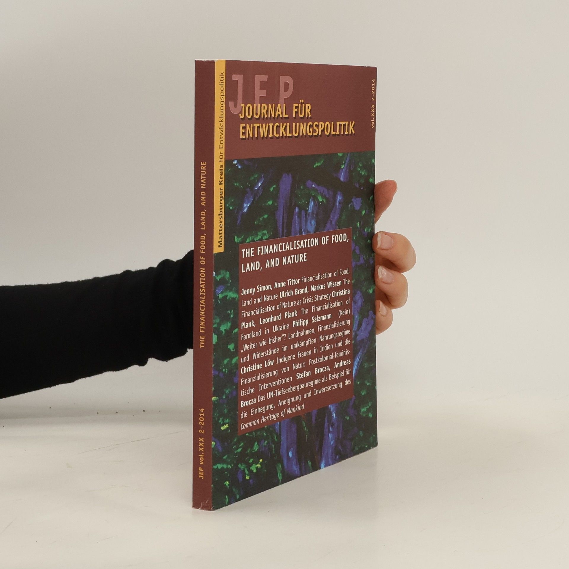 Autorenkollektiv Journal Für Entwicklungspolitik 2/2014