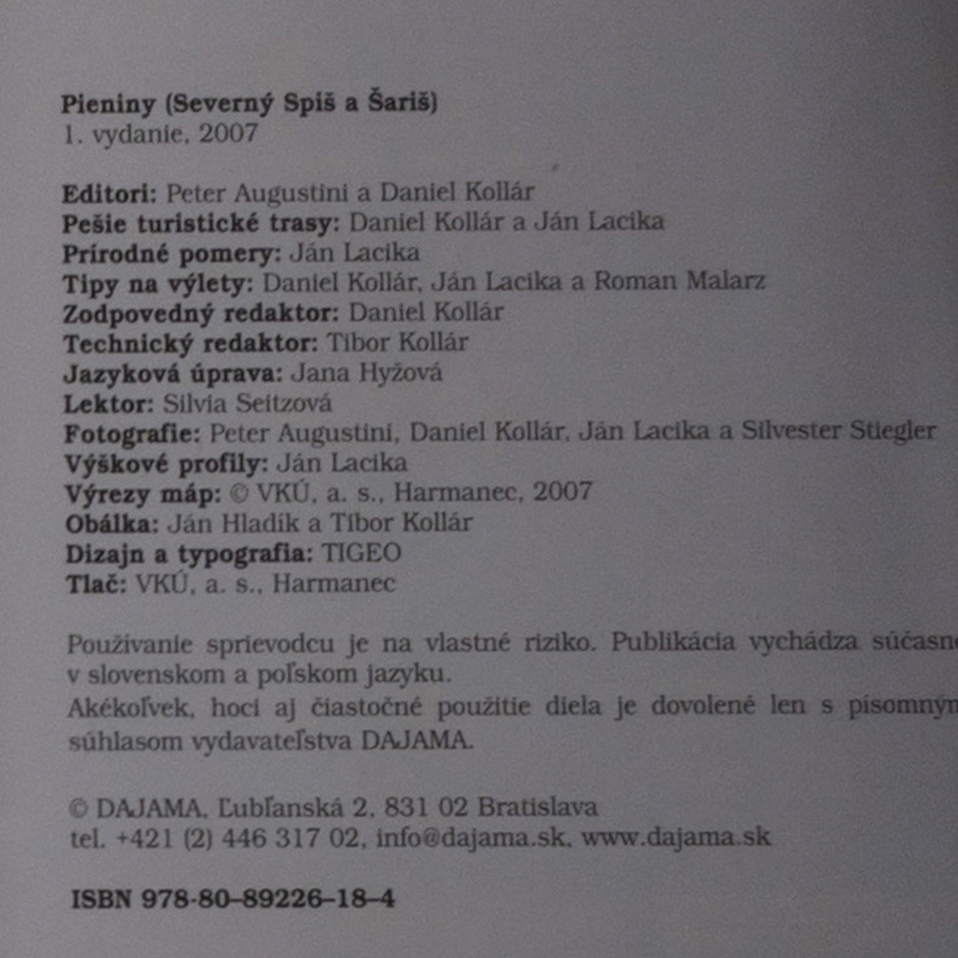 AA.VV. Pieniny. Severný Spiš a Sariš