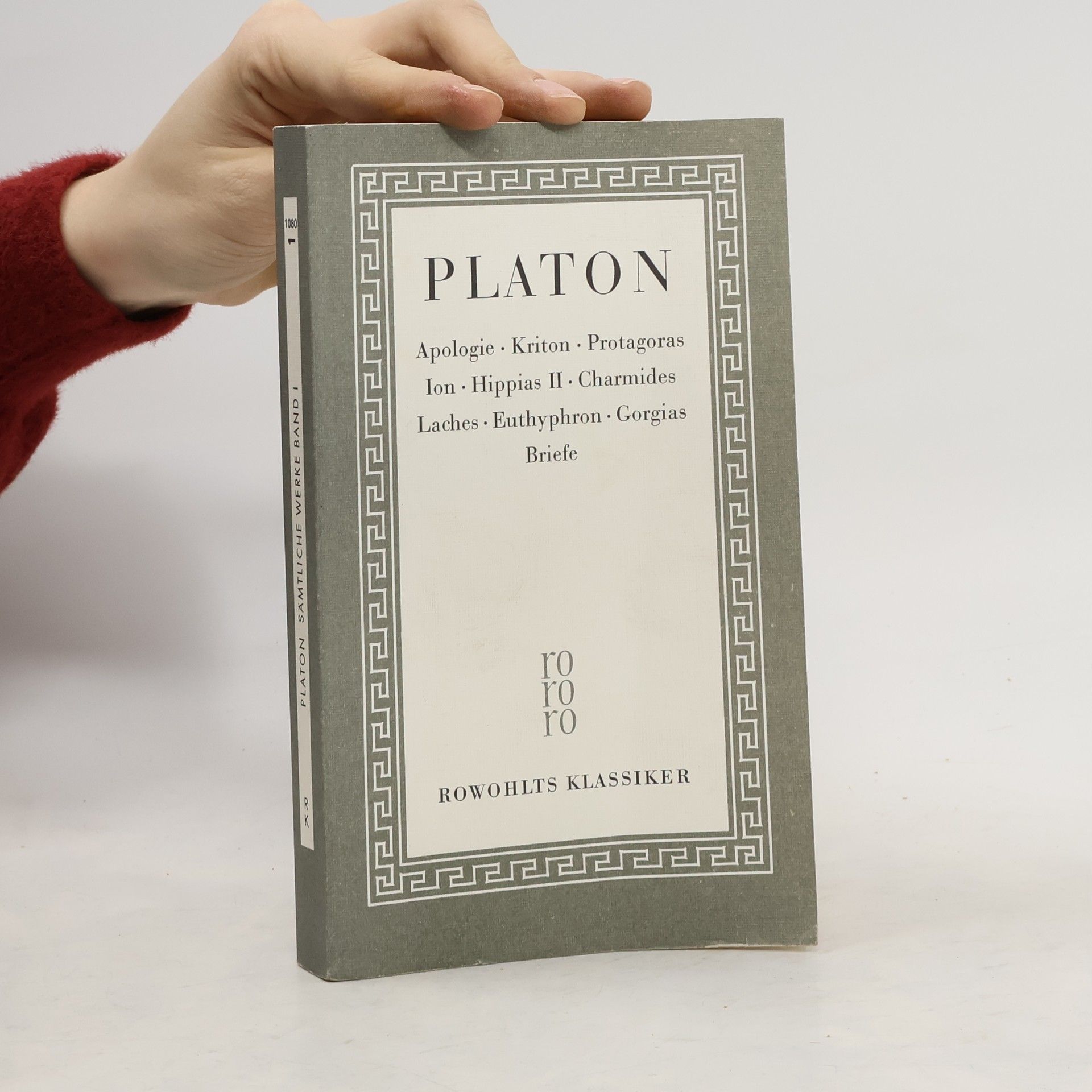 Platon Sämtliche Werke 1