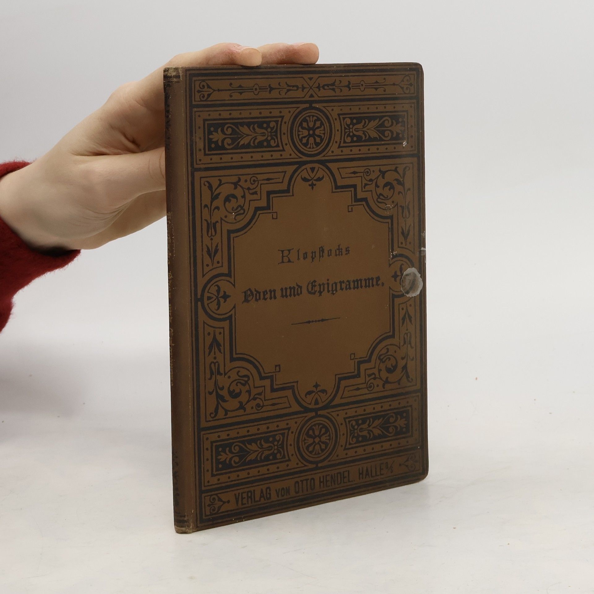 Friedrich Gottlieb Klopstock Klopstocks Oden und Epigramme