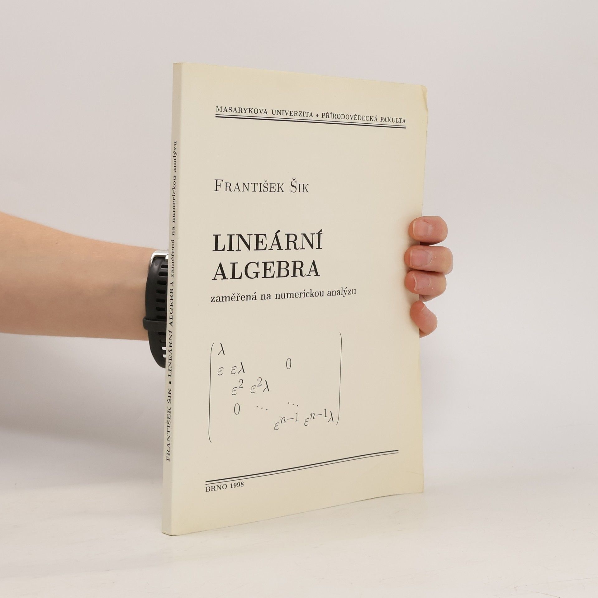 František Šik Lineární algebra