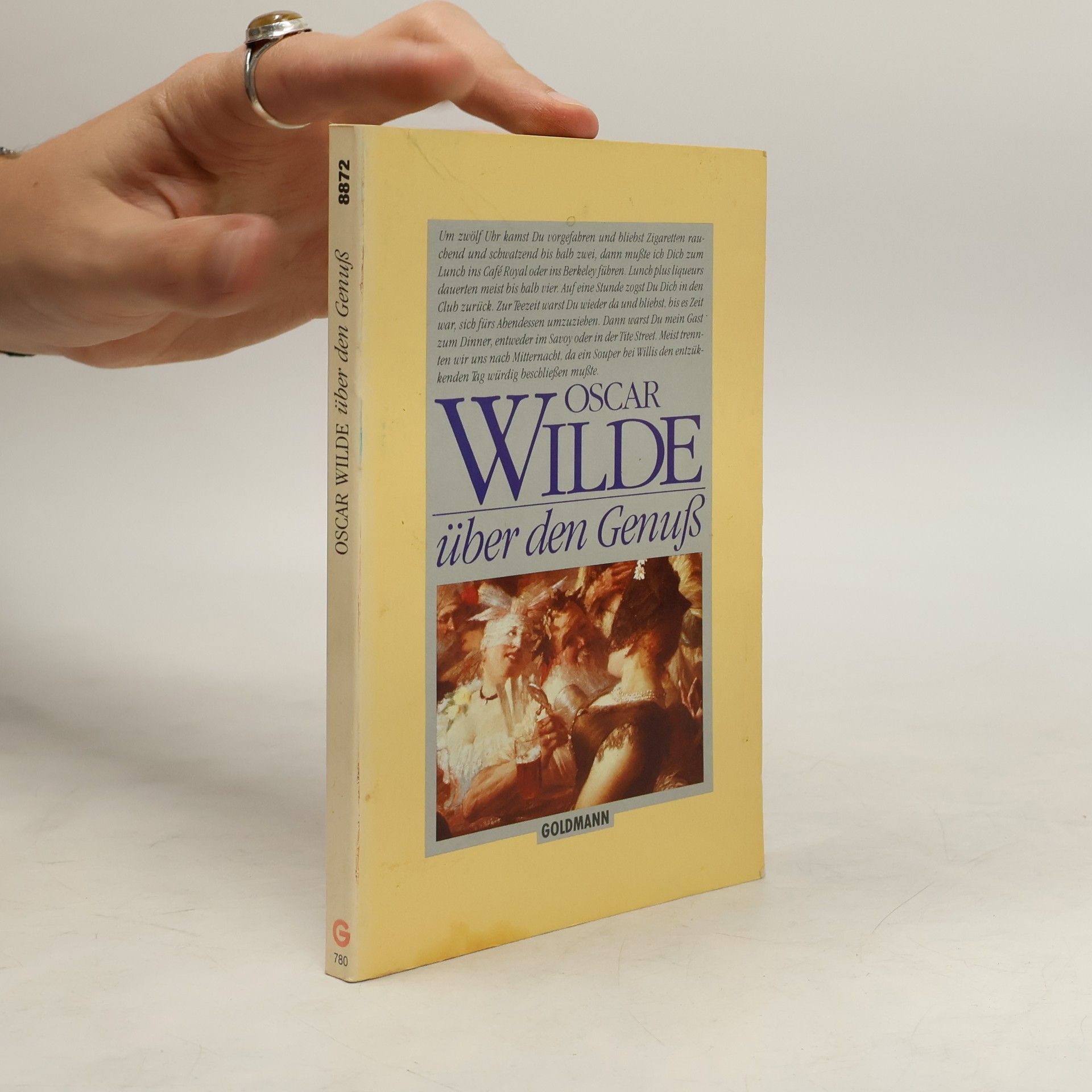 Oscar Wilde Über den Genuss