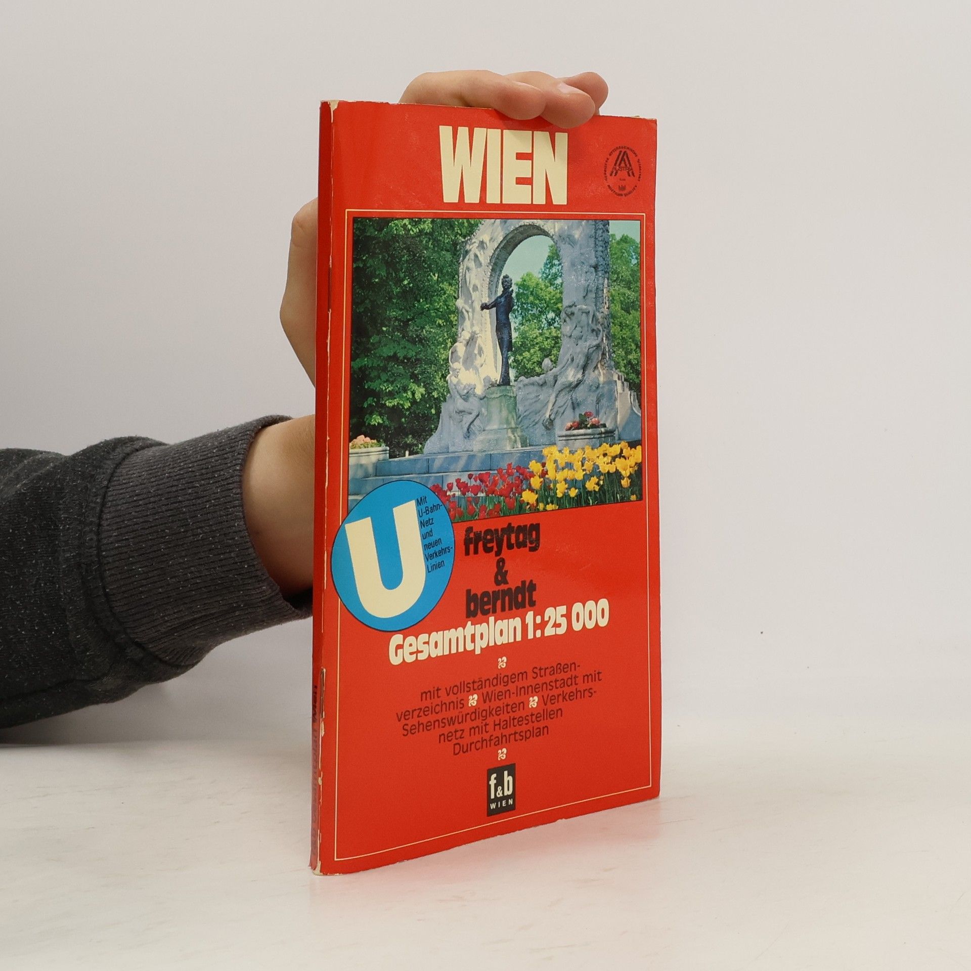 Kolektív autorov Wien Stadtplan : Gesamtplan : 1:25000