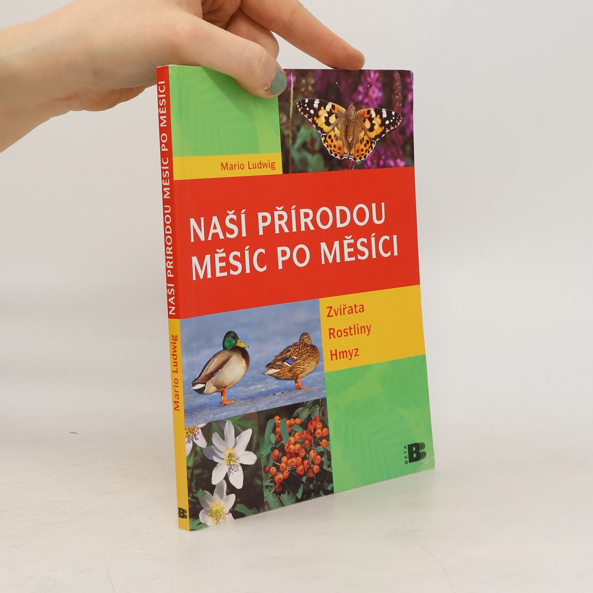 Mario Ludwig Naší přírodou : naší přírodou měsíc po měsíci : [zvířata, rostliny, hmyz]