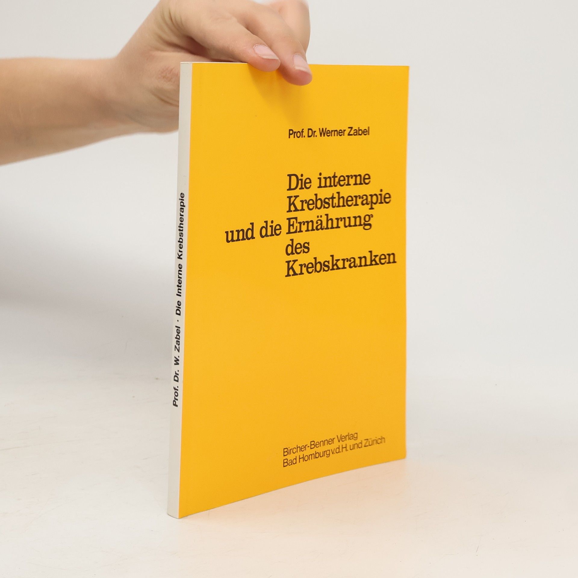 Die interne Krebstherapie und die Ernährung des Krebskranken