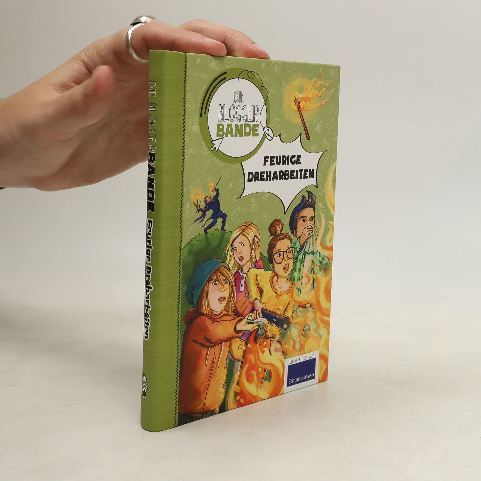 Julia Breitenöder Die Bloggerbande: Feurige Dreharbeiten