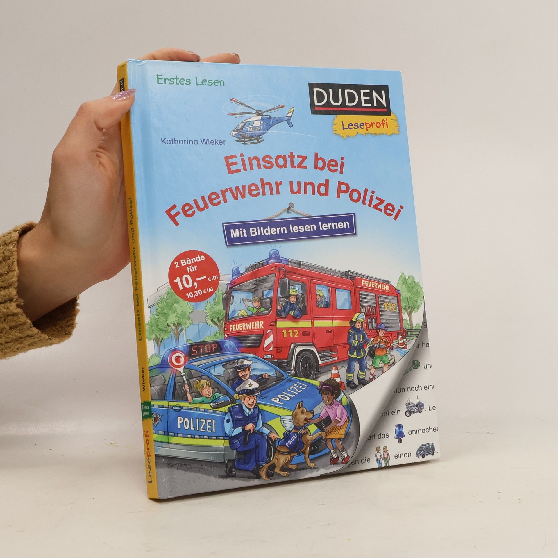 Duden Leseprofi - Mit Bildern lesen lernen: Einsatz bei Feuerwehr und Polizei