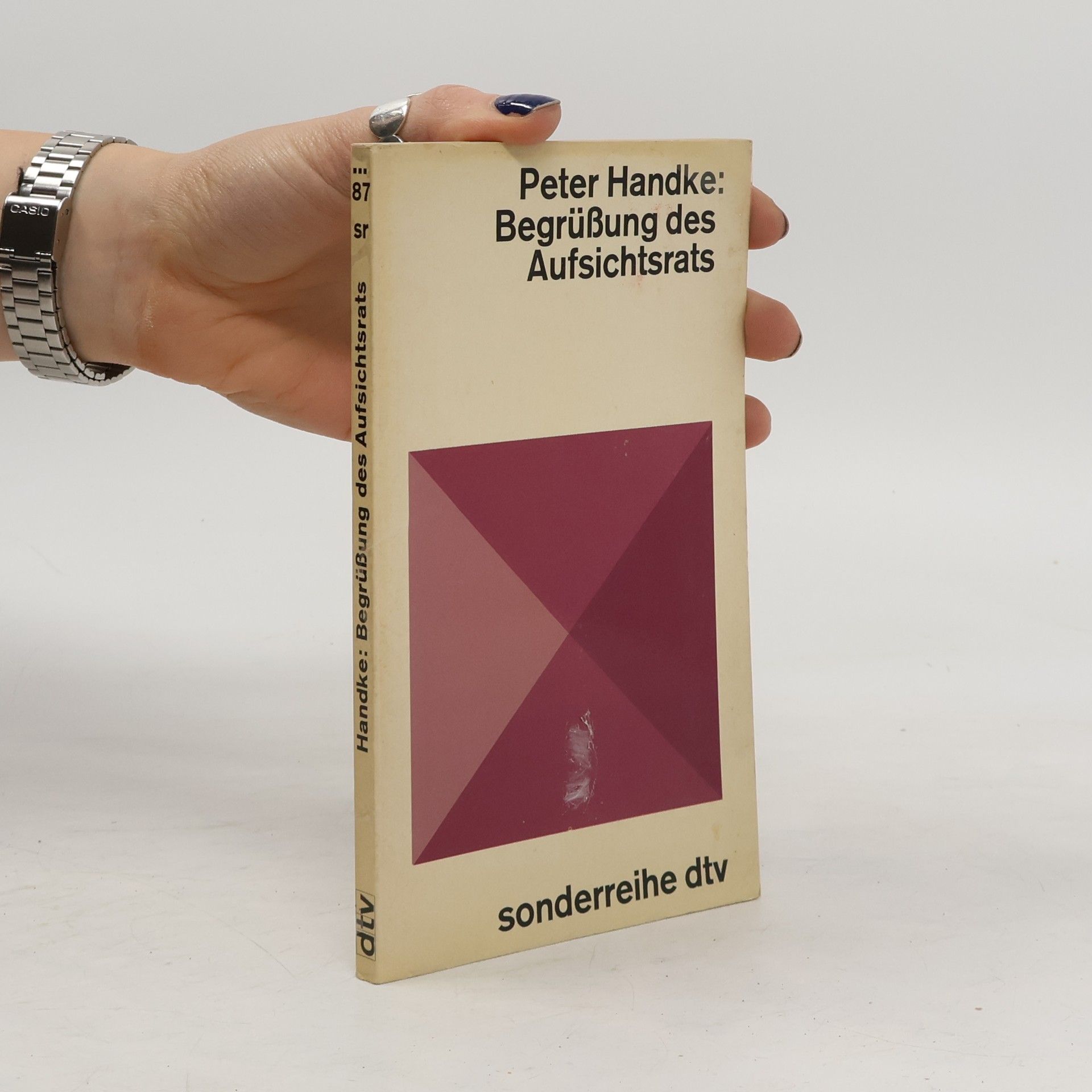 Peter Handke Begrüssung des Aufsichtsrats