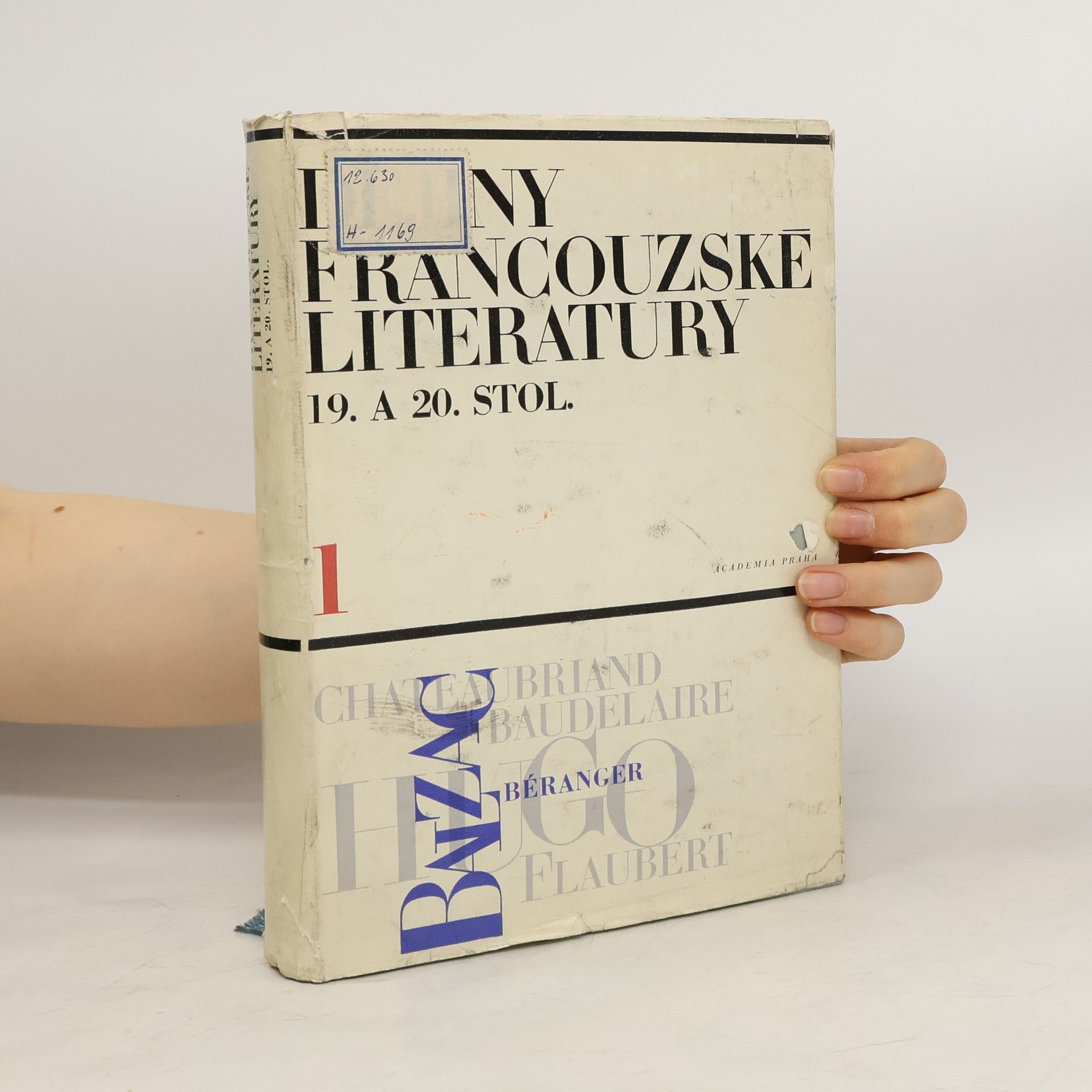Jan Otokar Fischer Dějiny francouzské literatury 19. a 20. stol. 1. díl