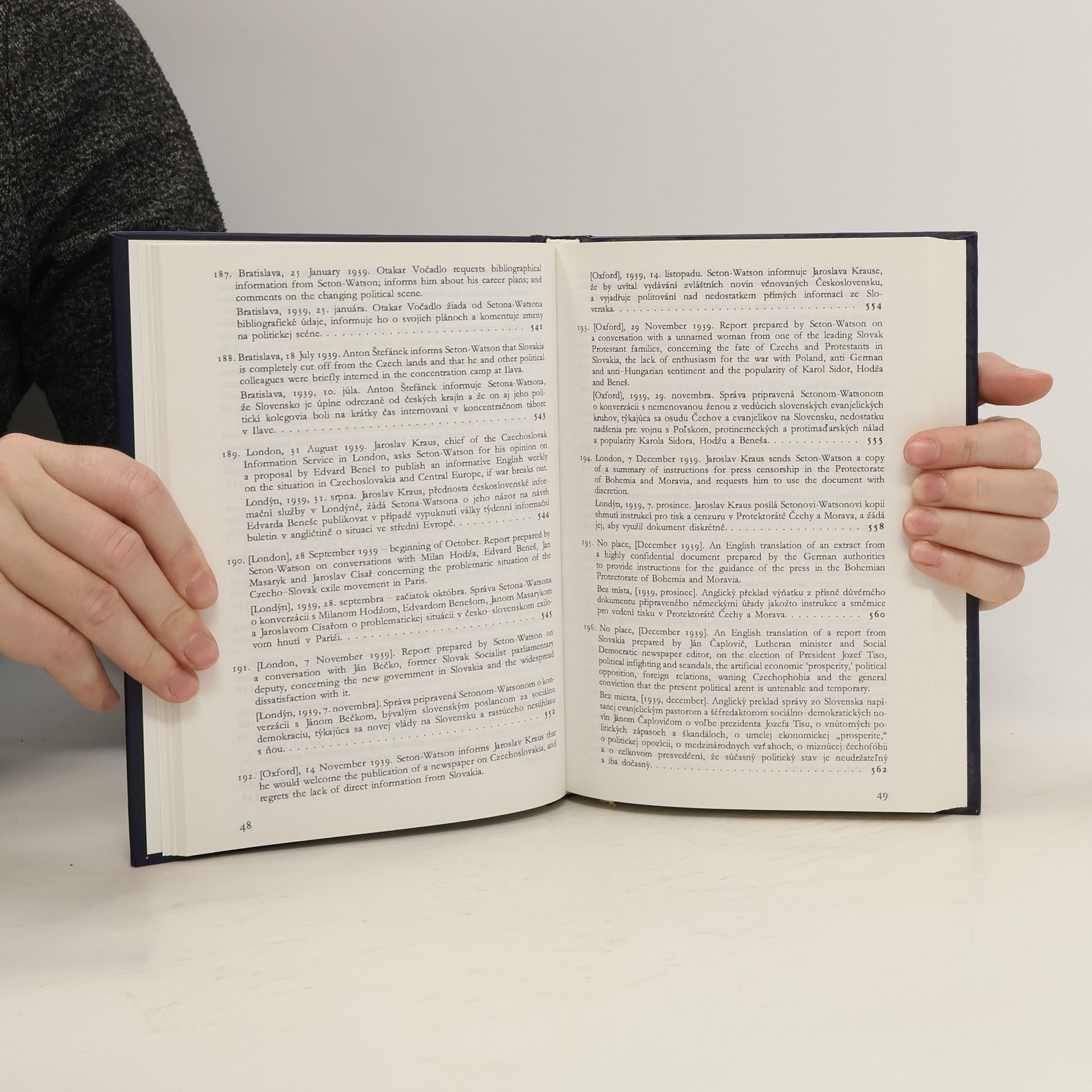 Robert William Seton Watson Documents. Dokumenty. 1906-1951 II.