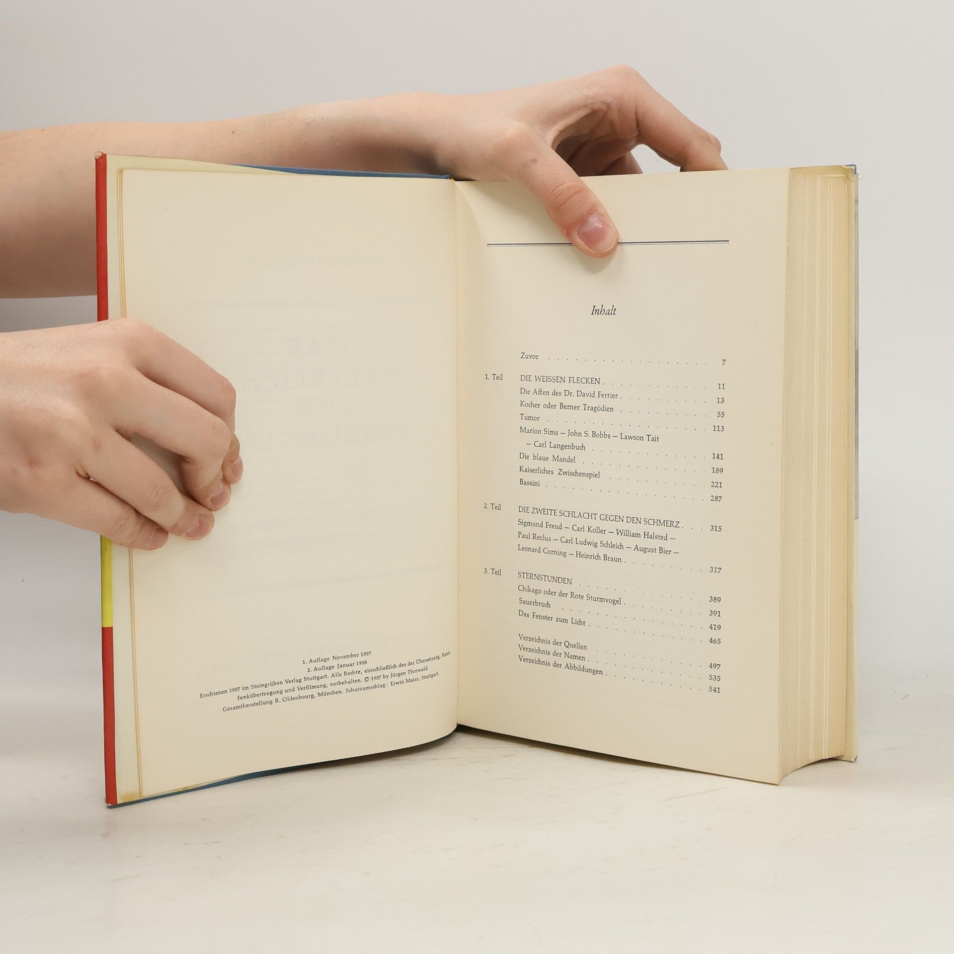 Jürgen Thorwald Reader's Digest Auswahlbücher. Das Weltreich der Chirurgen; Er nannte ihn Lady; Meines Bruders Hüter; Ein Kleid von Dior