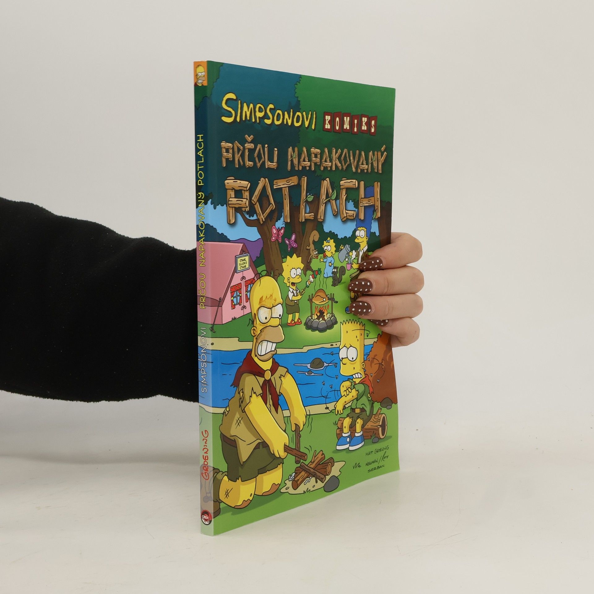 Matt Groening Simpsonovi: Prčou napakovaný potlach