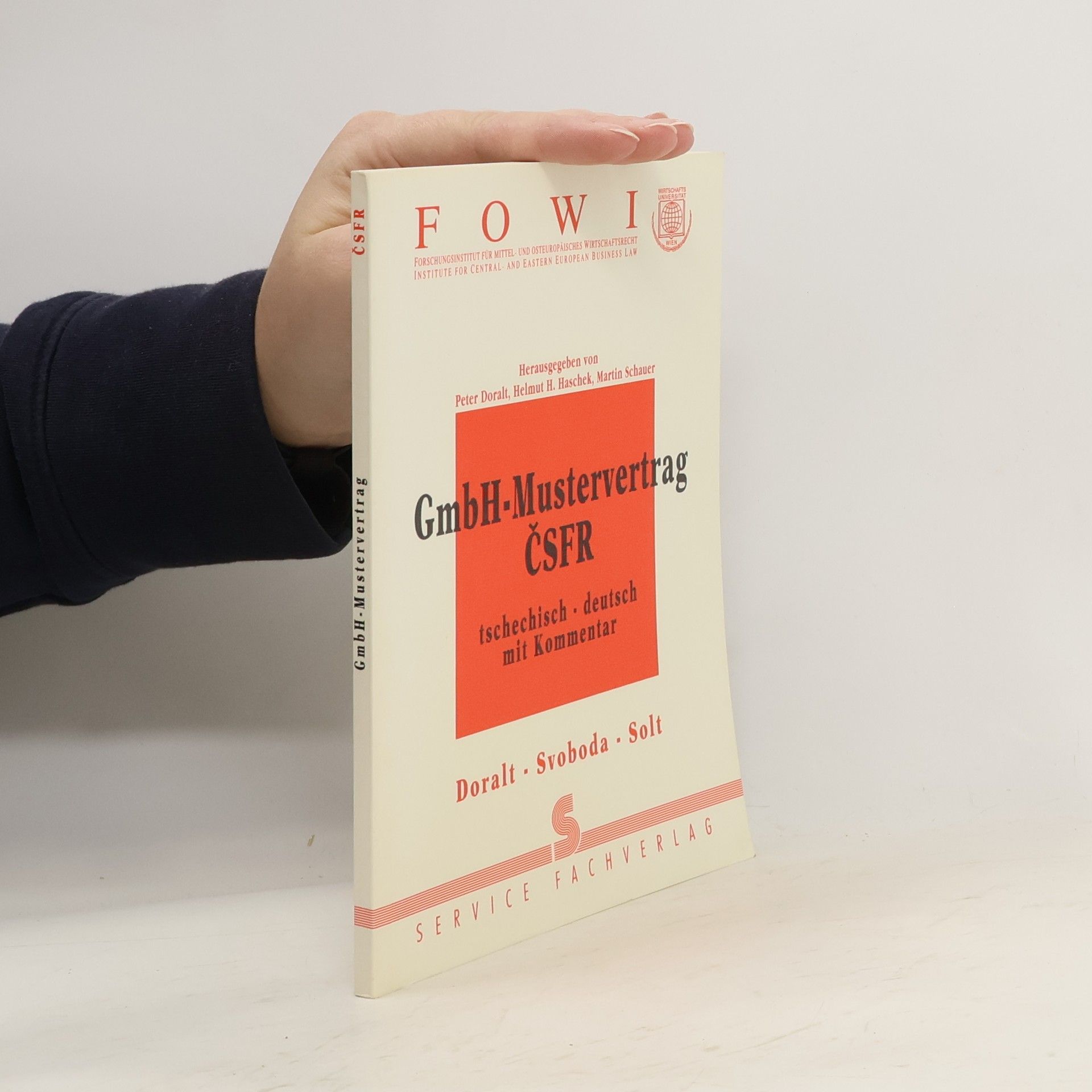 Peter Doralt GmbH-Mustervertrag ČSFR tschechisch-deutsch mit Kommentar