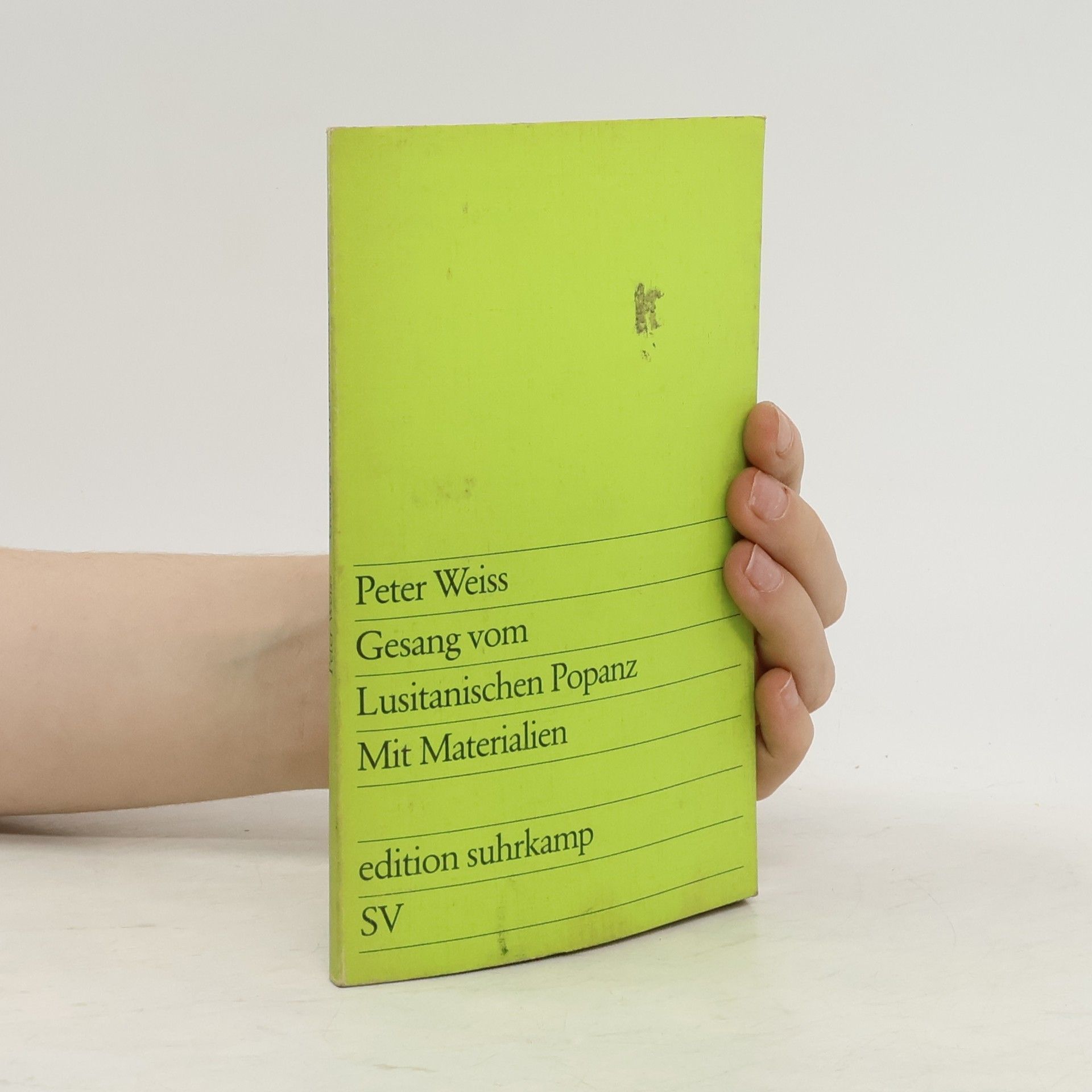 Peter Weiss Gesang vom lusitanischen Popanz