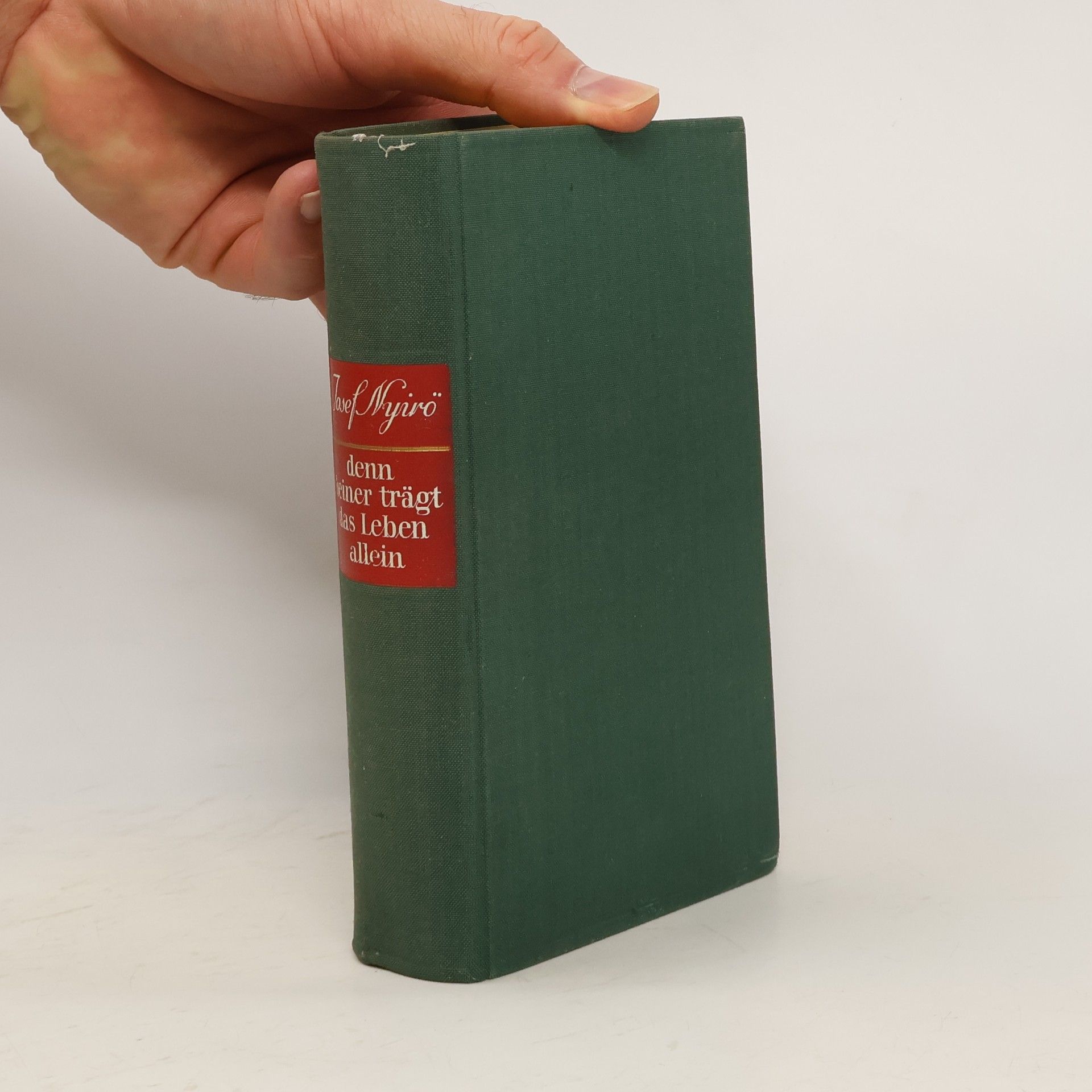 Denn keiner trägt das Leben allein