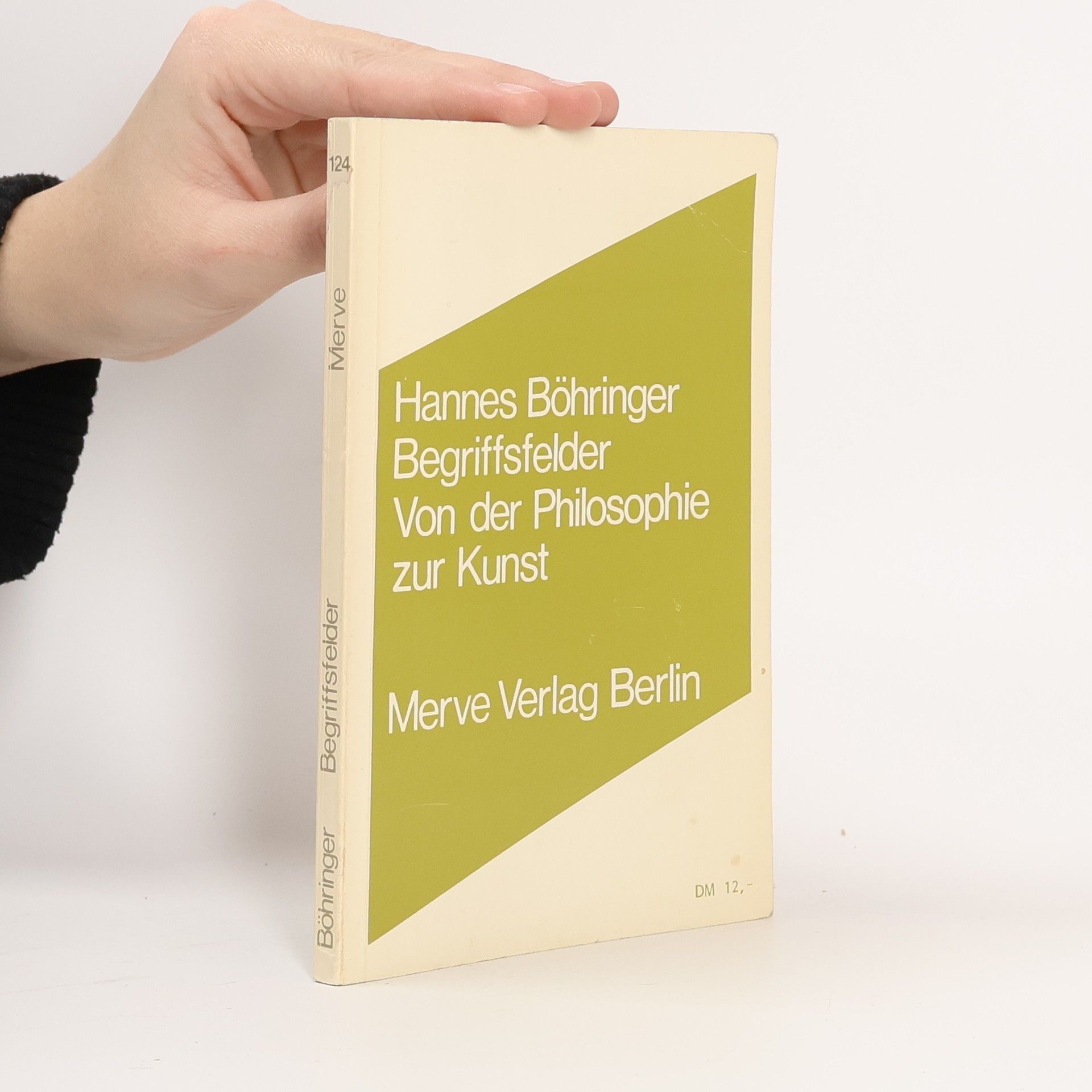 Hannes Böhringer Begriffsfelder