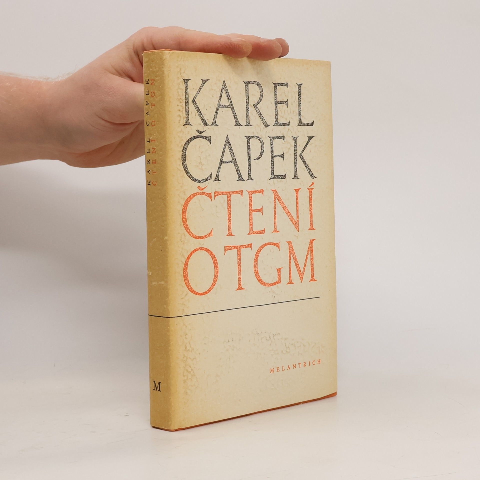 Karel Čapek Čtení o T. G. Masarykovi