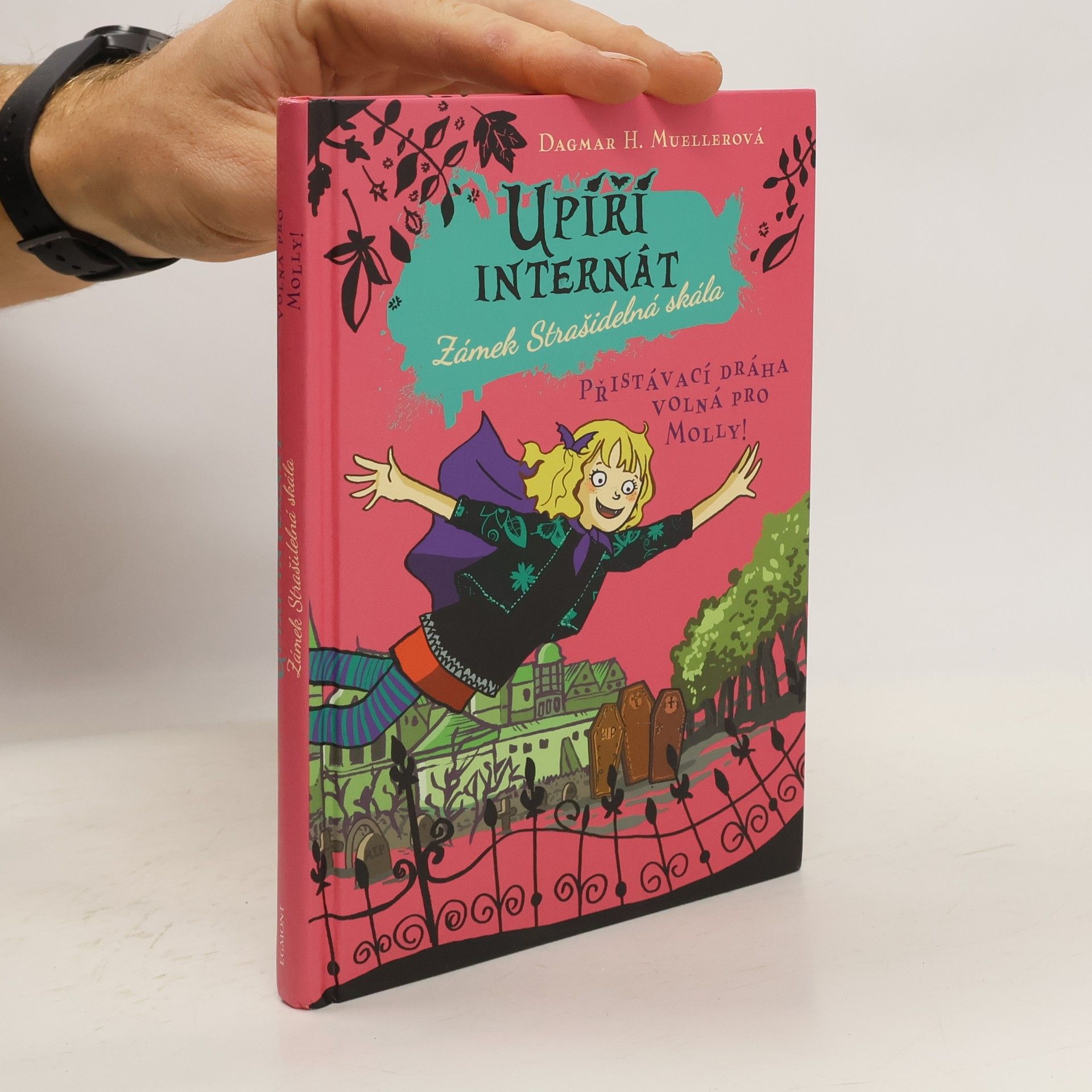 Upíří internát Zámek Strašidelná skála. Přistávací dráha volná pro Molly!