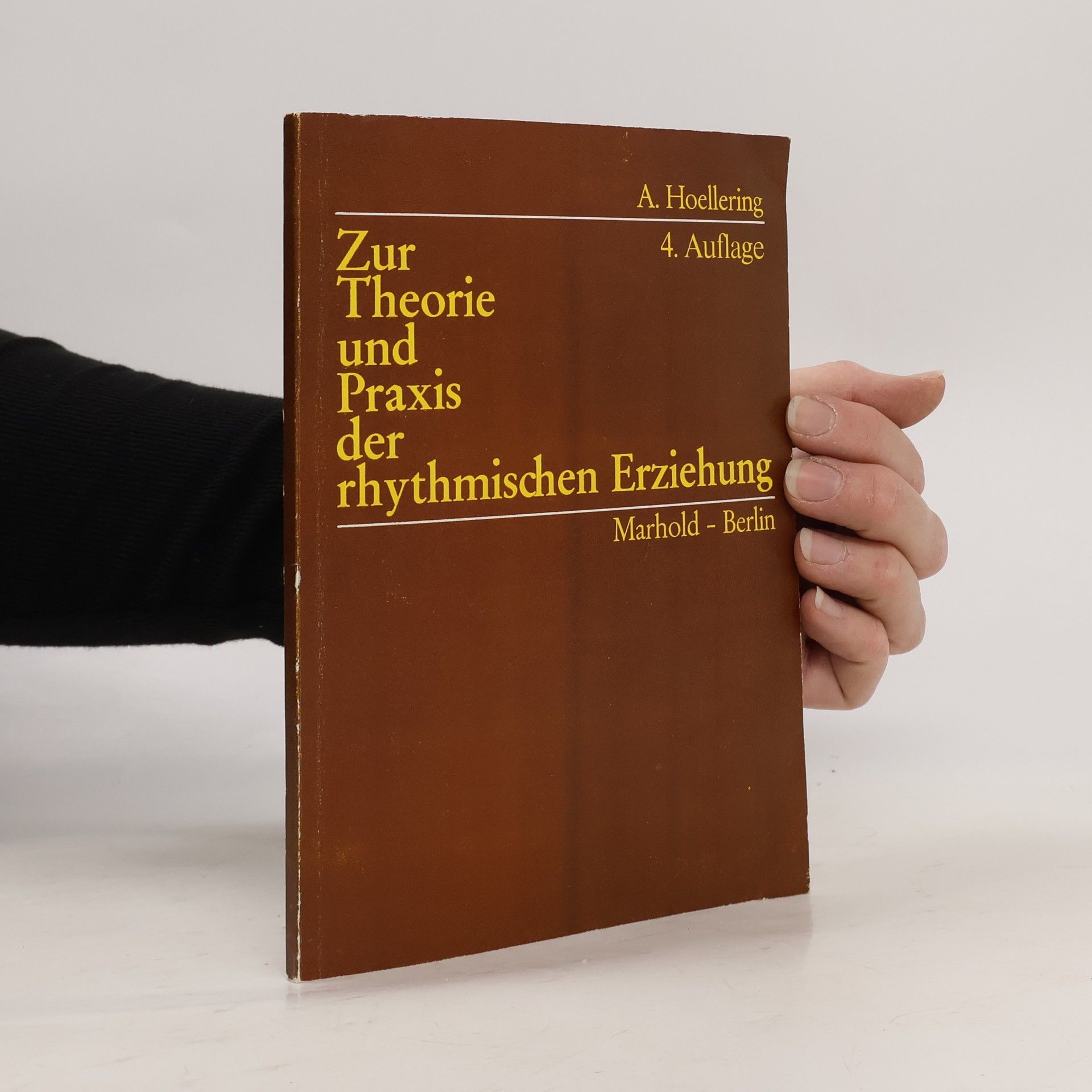 Zur Theorie und Praxis der rhythmischen Erziehung