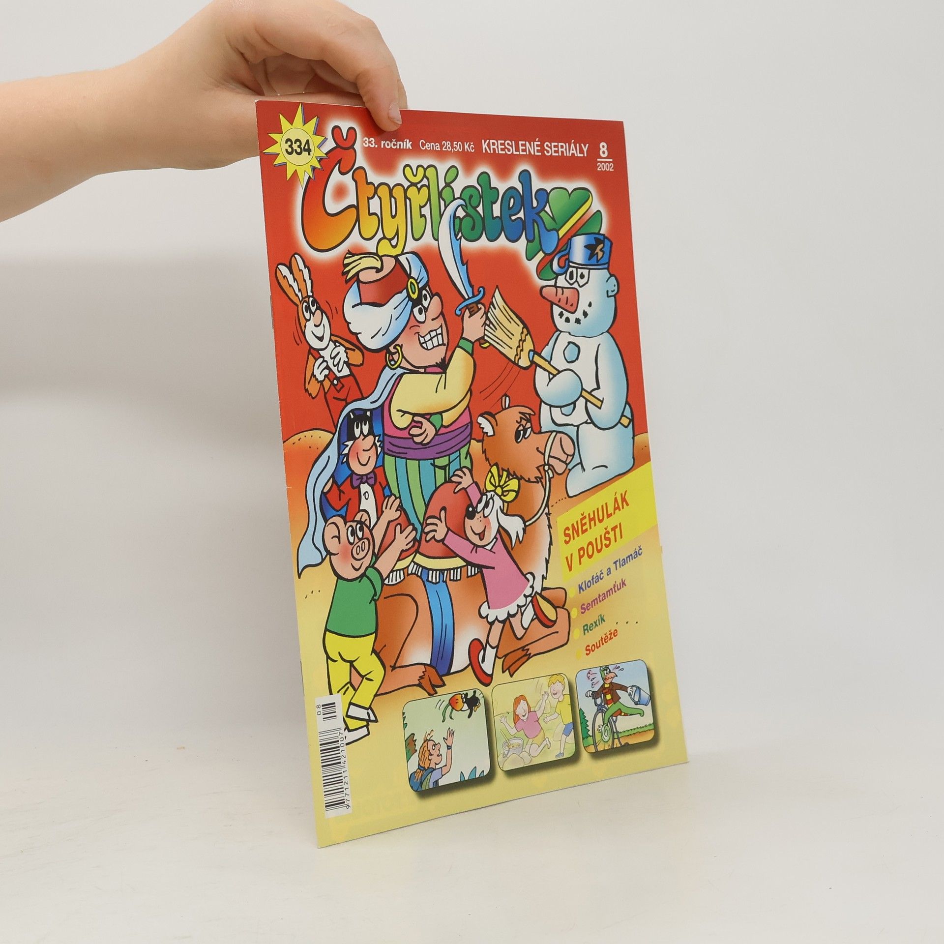 Autores varios Čtyřlístek 334. 8/2002 Sněhulák v poušti
