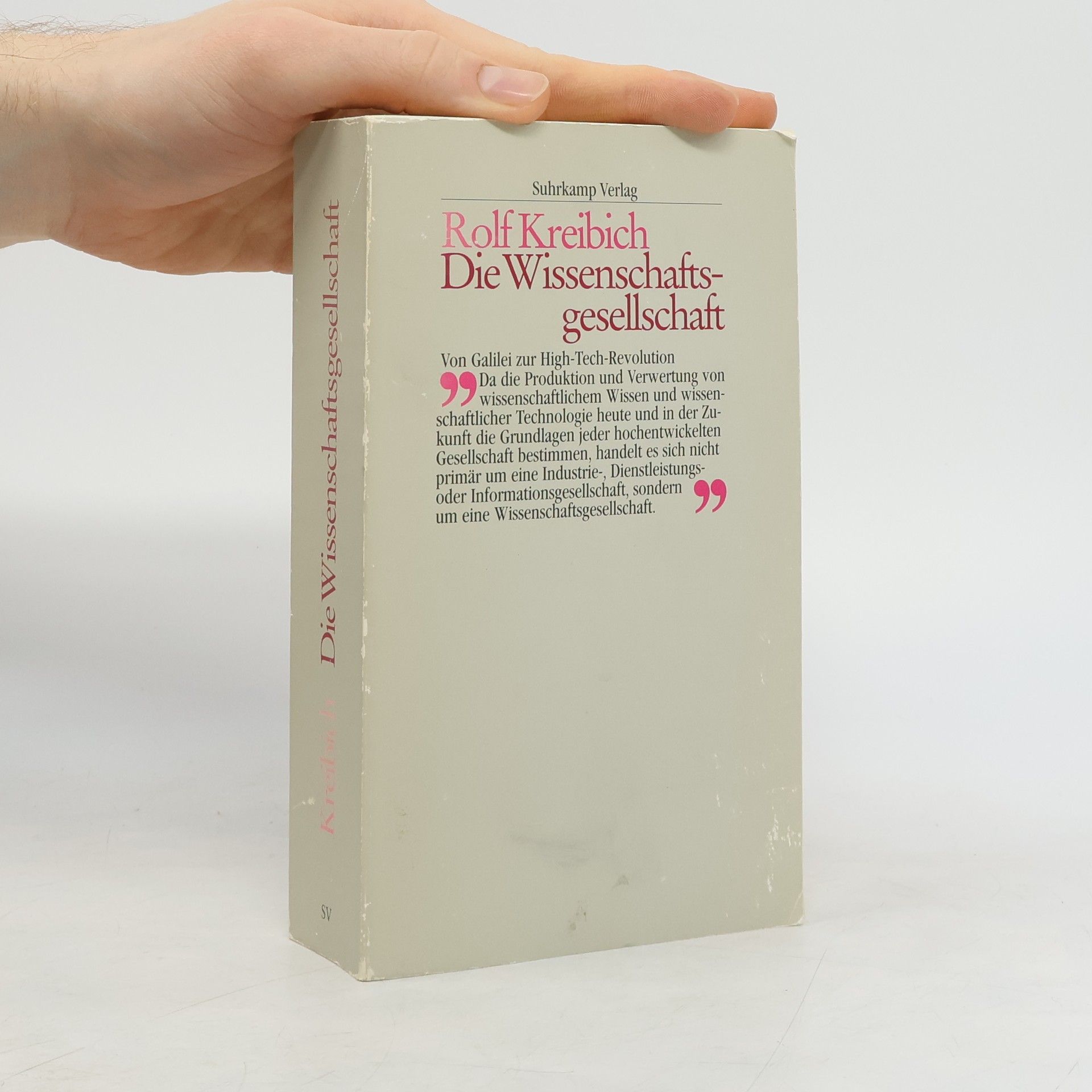 Rolf Kreibich Die Wissenschaftsgesellschaft