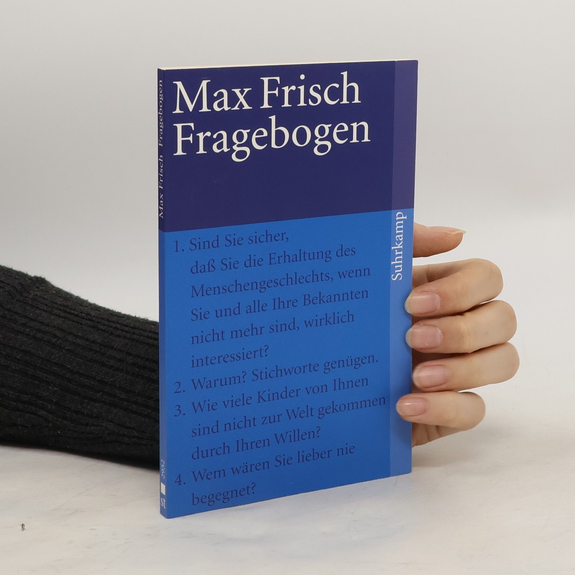 Max Frisch Fragebogen