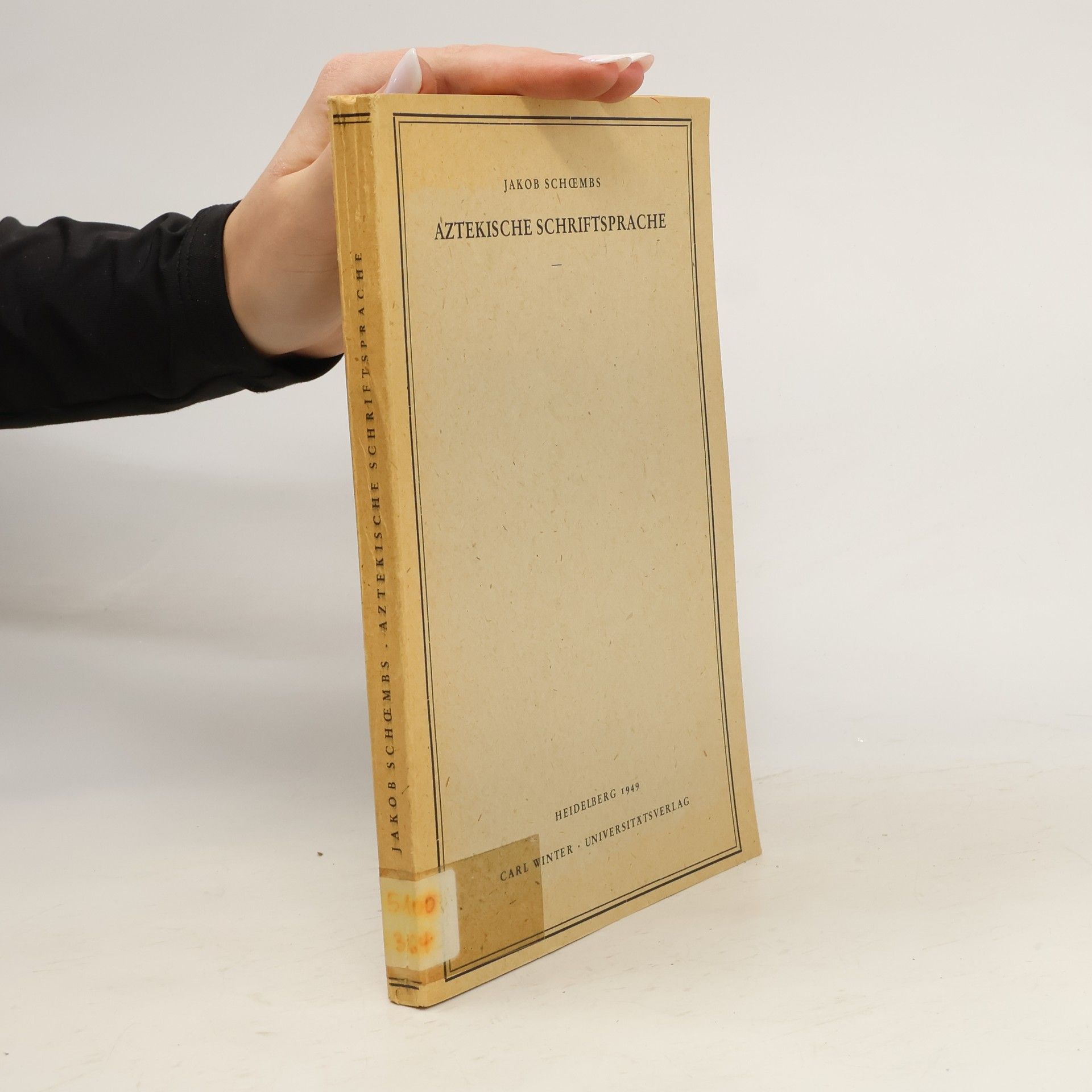 Jakob Schoembs Aztekische Schriftsprache