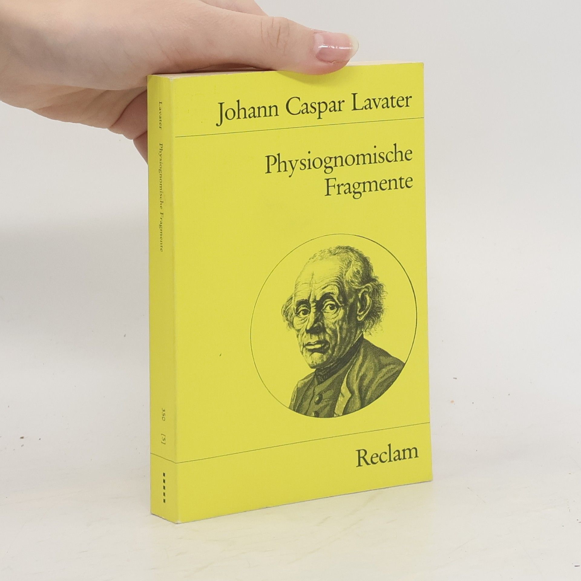 Johann Caspar Lavater Physiognomische Fragmente zur Beförderung der Menschenkenntnis und Menschenliebe