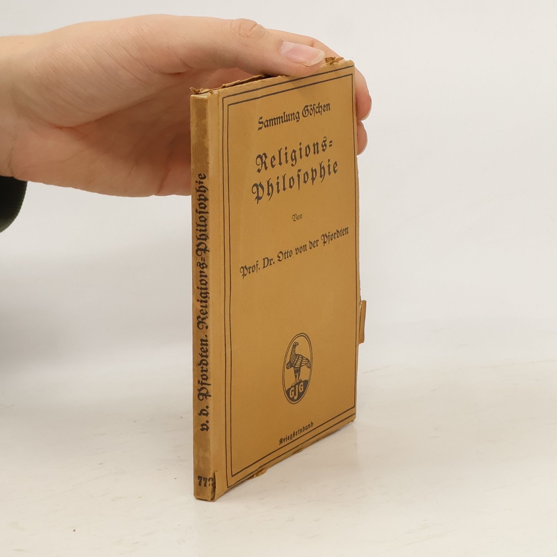 Otto von der Pfordten Religions-Philosophie