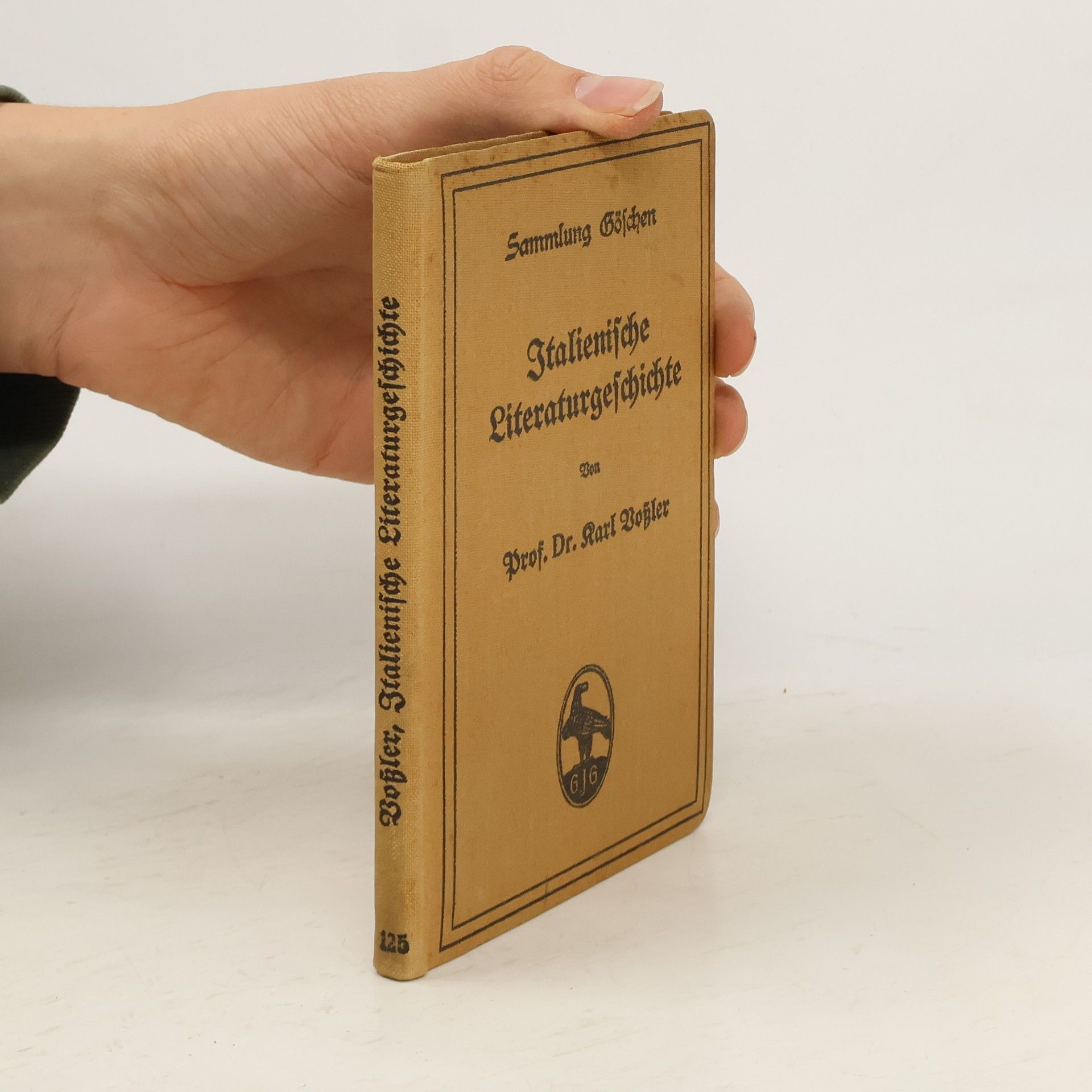 Karl Boszler Italienische Literaturgeschichte