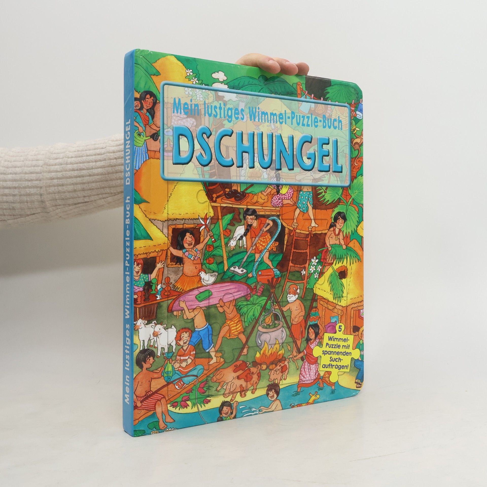 Auteurscollectief Mein lustiges Wimmel-Puzzle-Buch. Dschungel