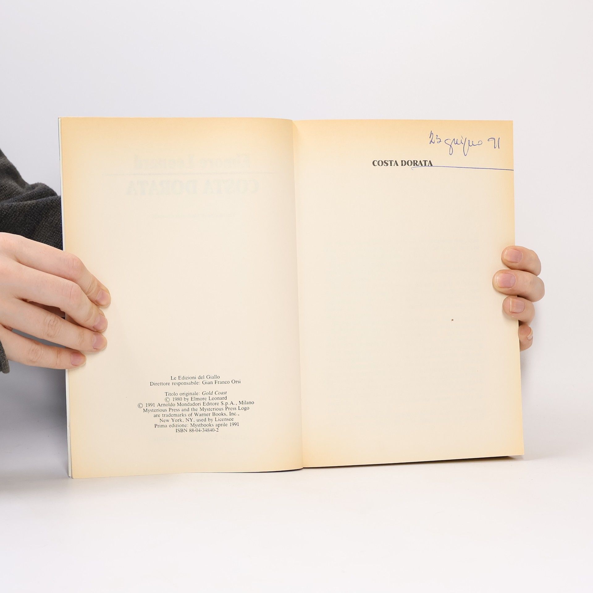 Le Edizioni del Giallo: Costa dorata