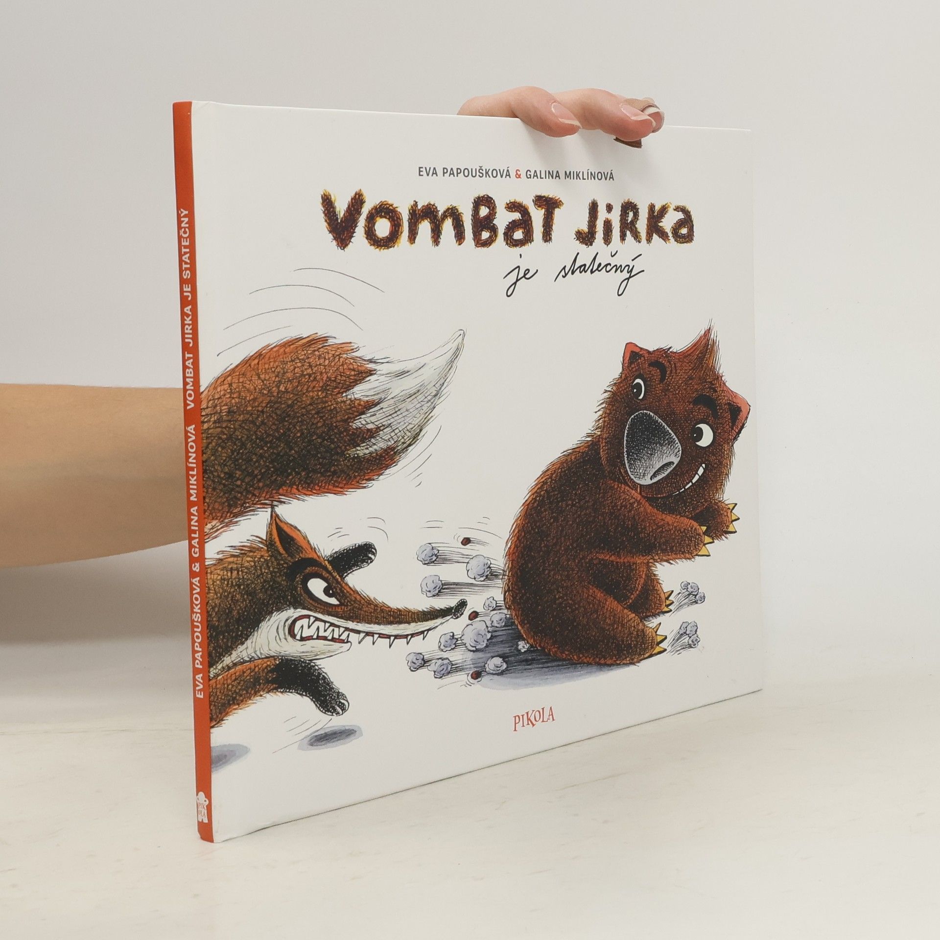 Eva Papoušková Vombat Jirka je statečný