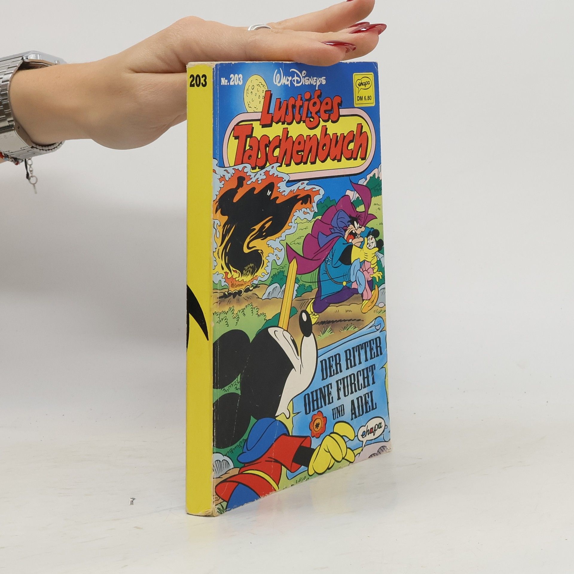 Walt Disney Lustiges Taschenbuch Nr. 203. Der ritter ohne furcht und adel