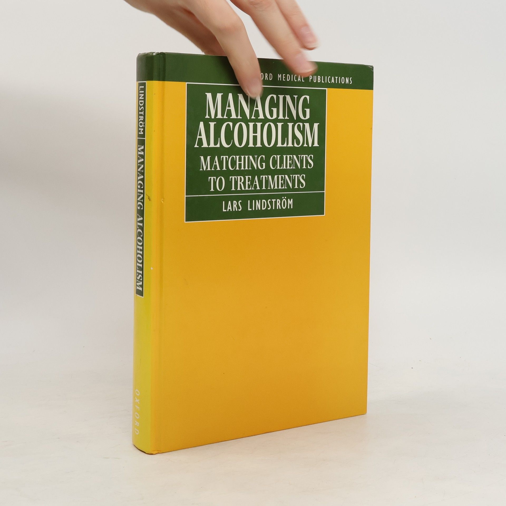 Lars Lindström Managing Alcoholism