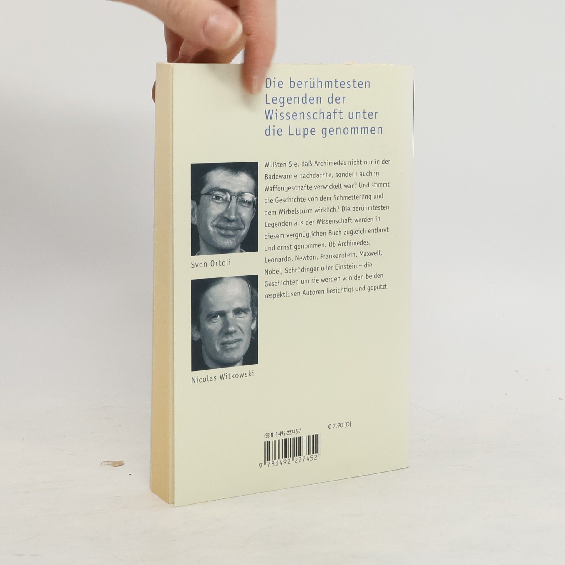 Sven Ortoli Die Badewanne des Archimedes