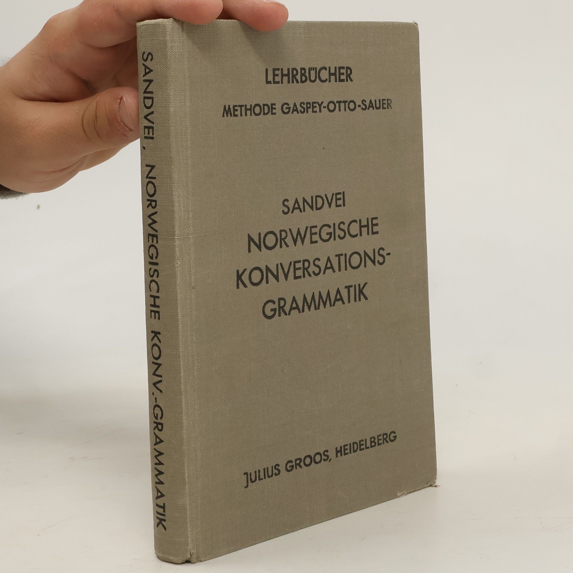 Marius Sandvei Norwegische Konversations-Grammatik