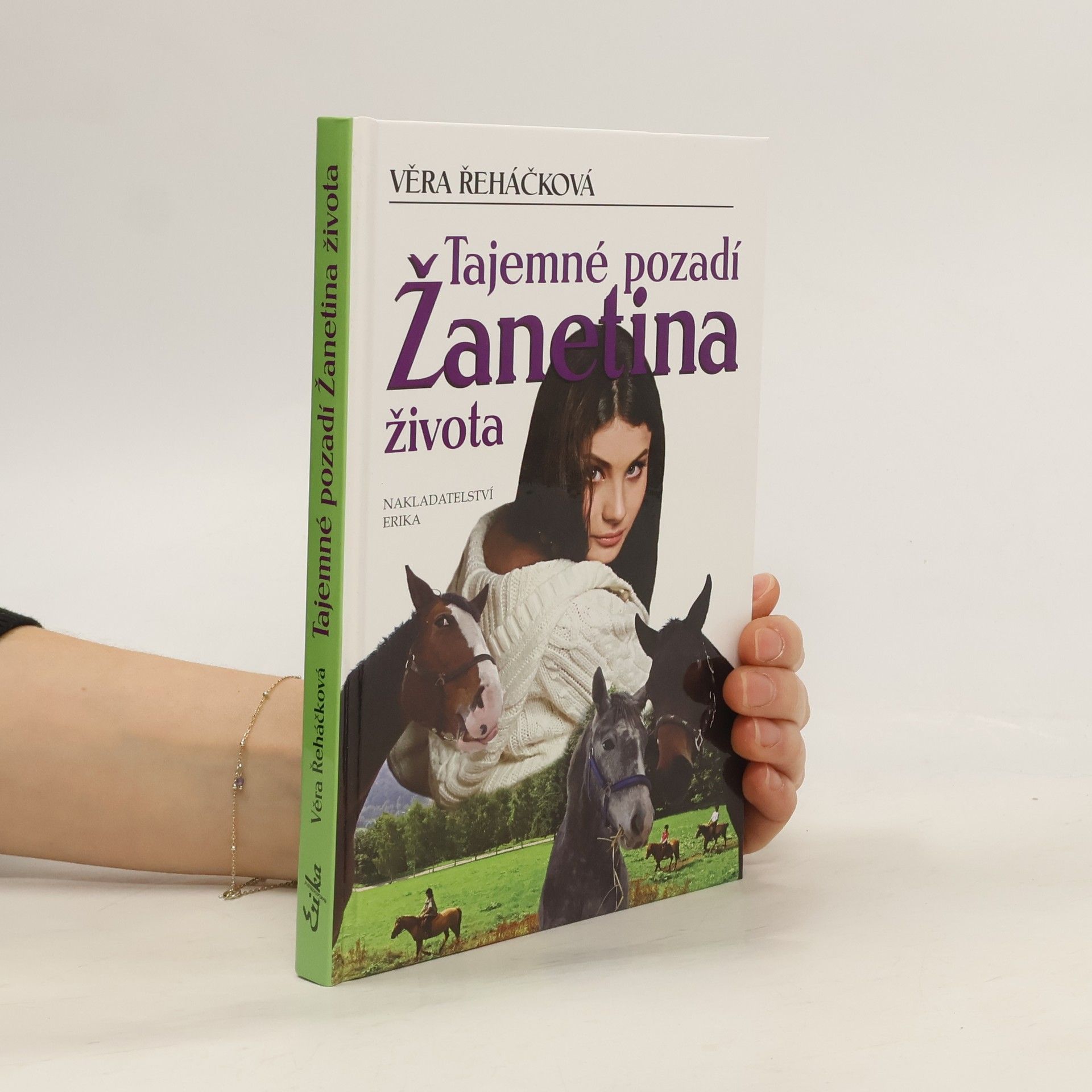 Věra Řeháčková Tajemné pozadí Žanetina života : dívčí román
