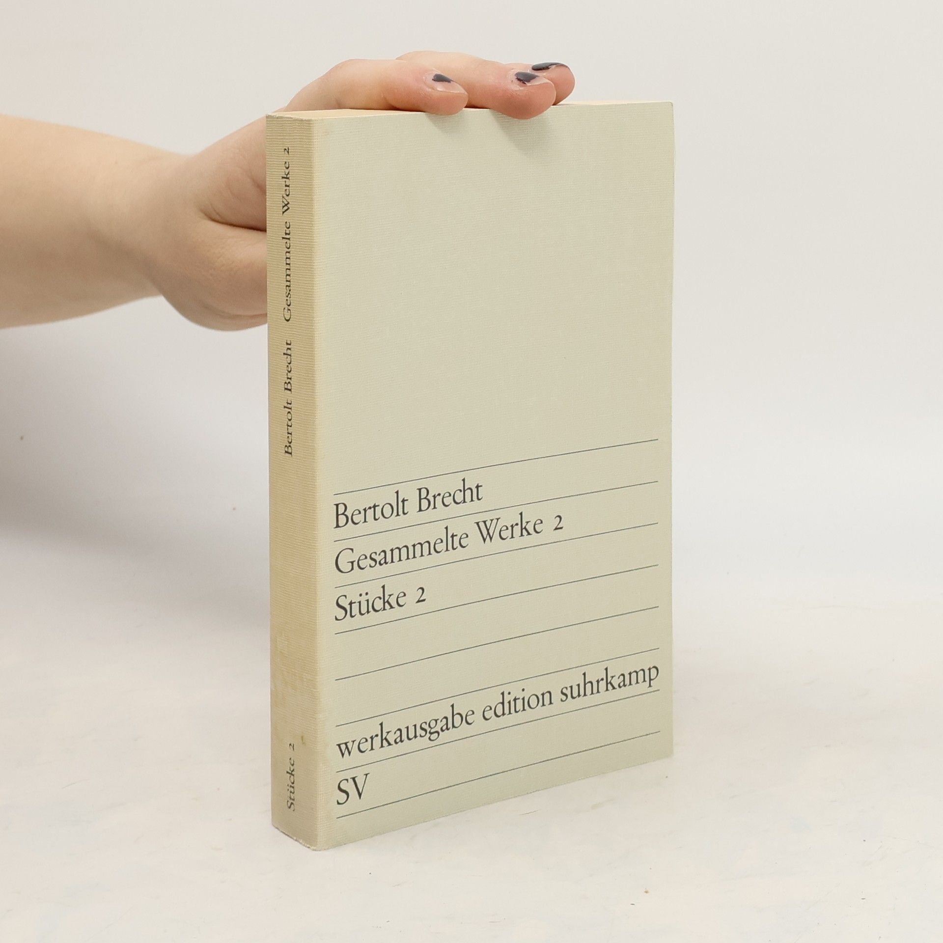 Bertolt Brecht Gesammelte Werke 2. Stücke 2