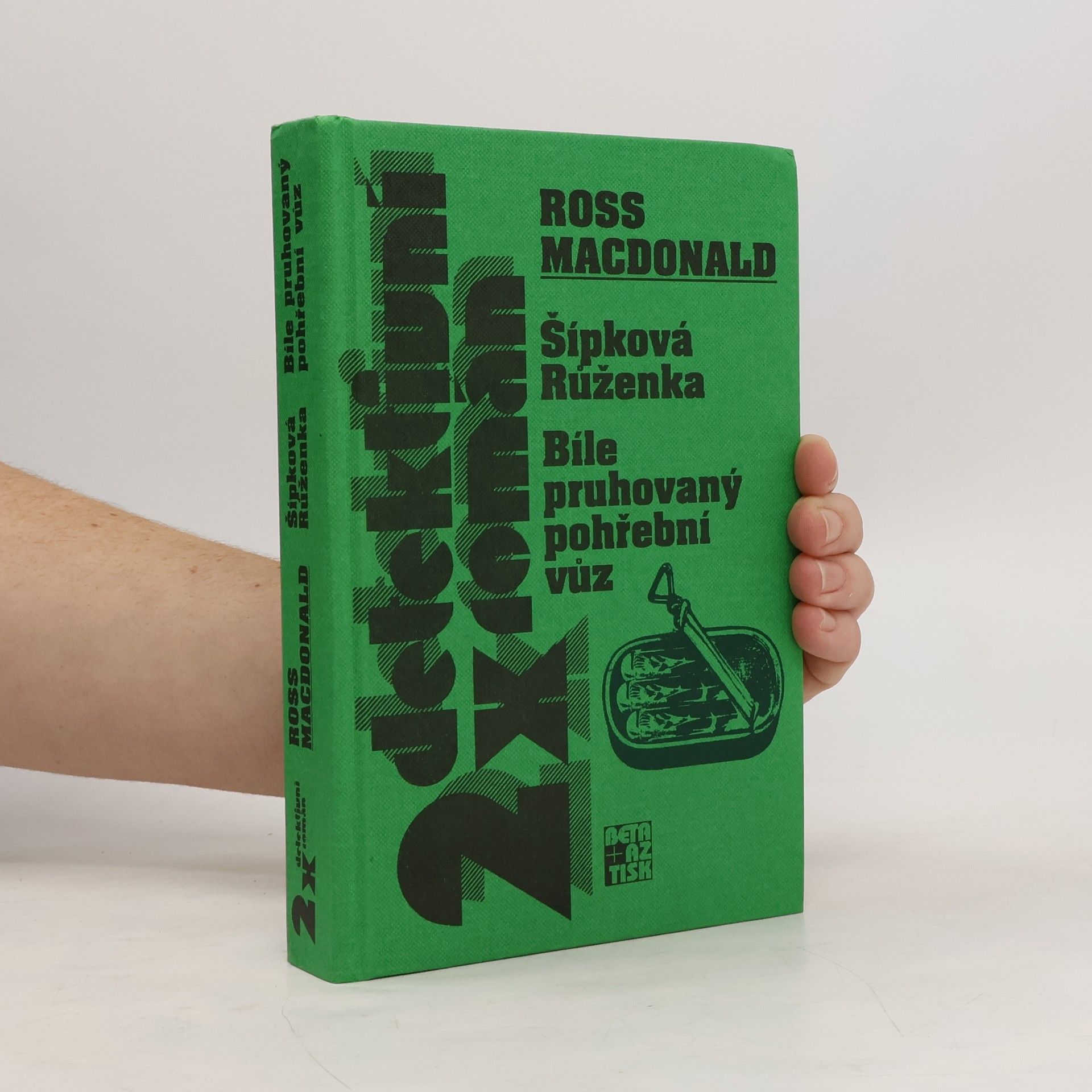 Ross Macdonald Šípková Růženka. Bíle pruhovaný pohřební vůz
